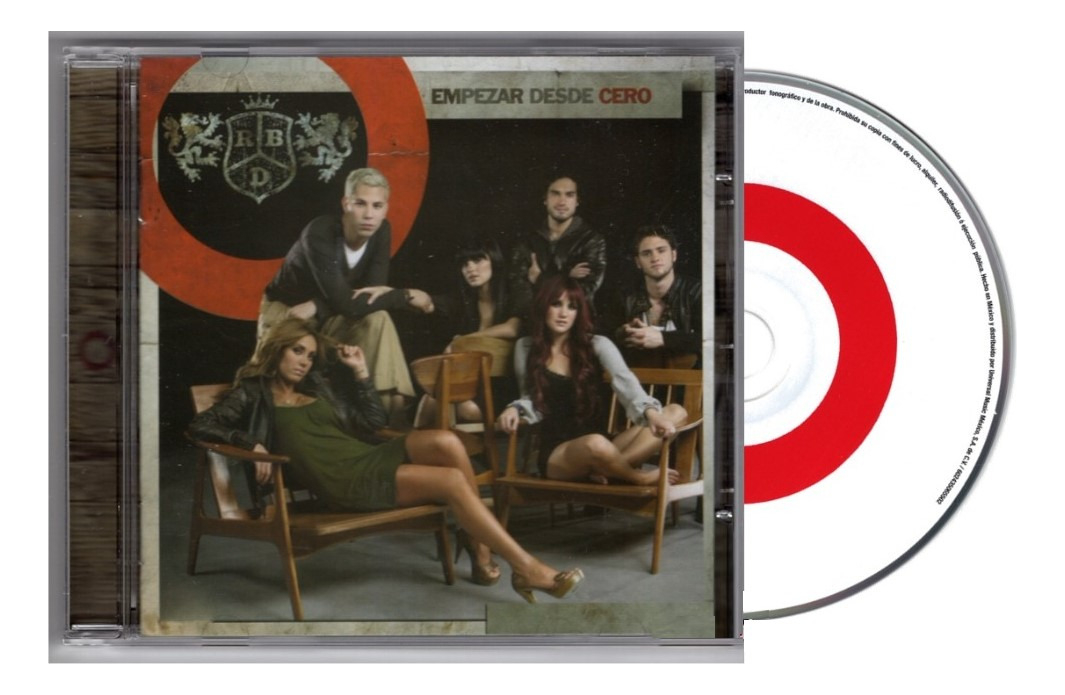 Empezar Desde Cero - Rbd Rebelde - Disco Cd 13 Canciones.