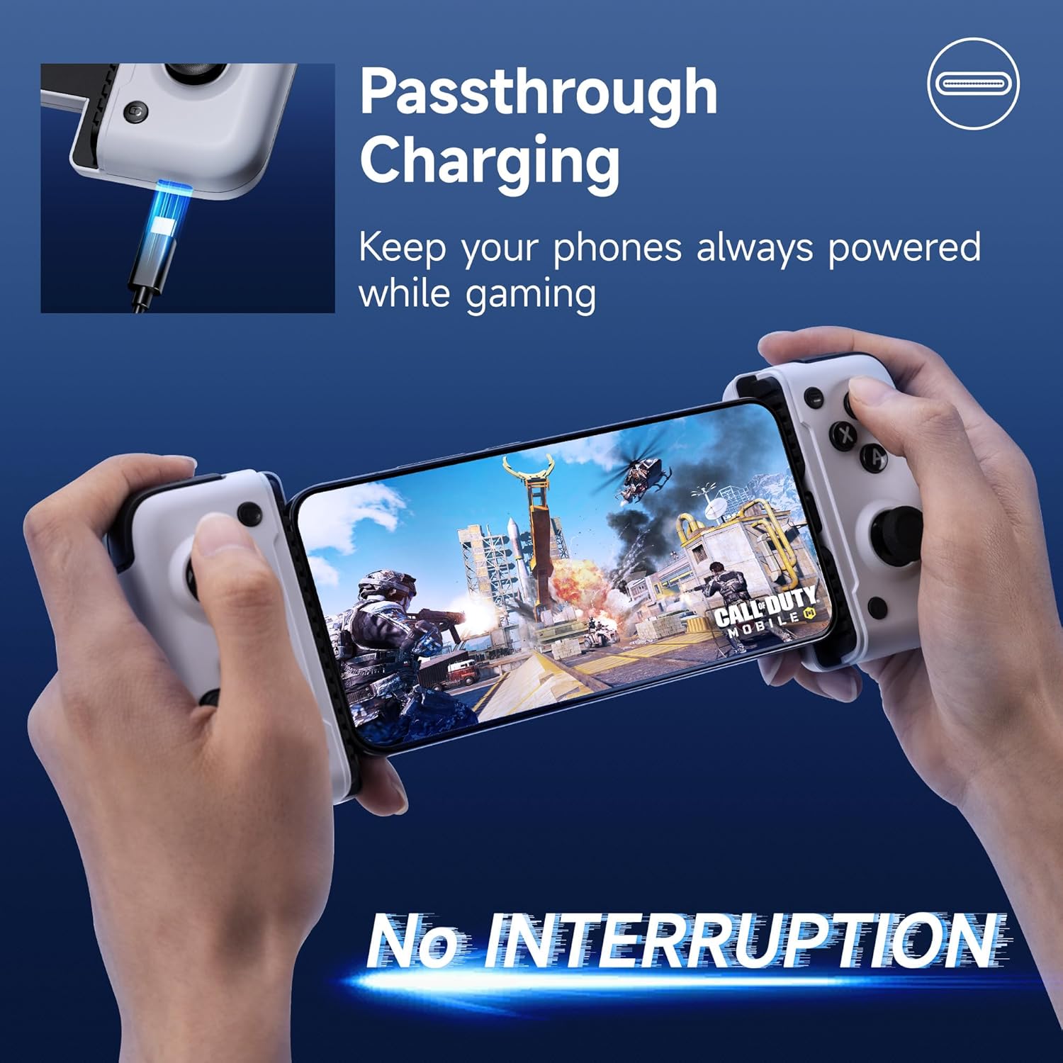 Control para celular Gaiming EasySMX M05 android y iphone (USB-C)