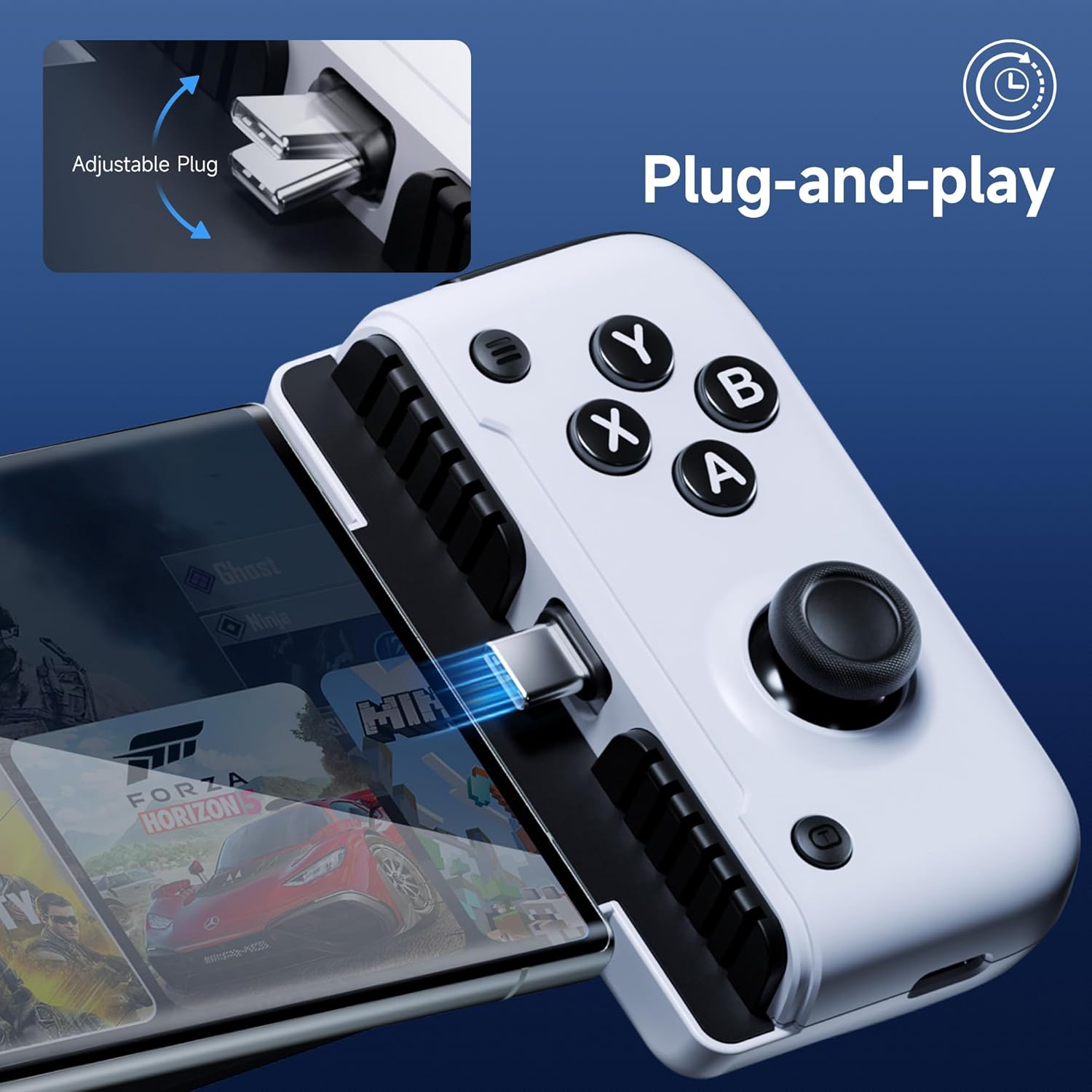 Control para celular Gaiming EasySMX M05 android y iphone (USB-C)