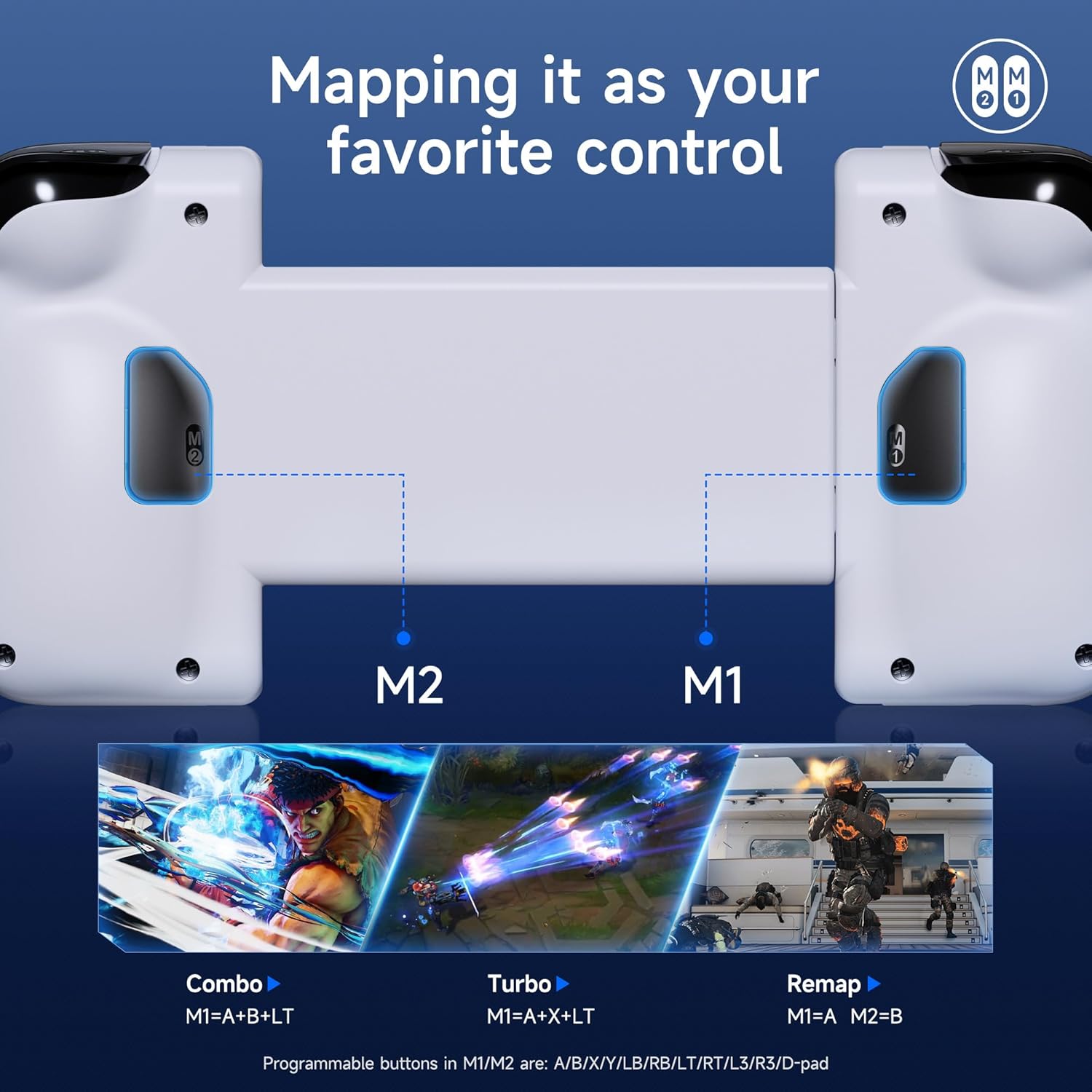 Control para celular Gaiming EasySMX M05 android y iphone (USB-C)