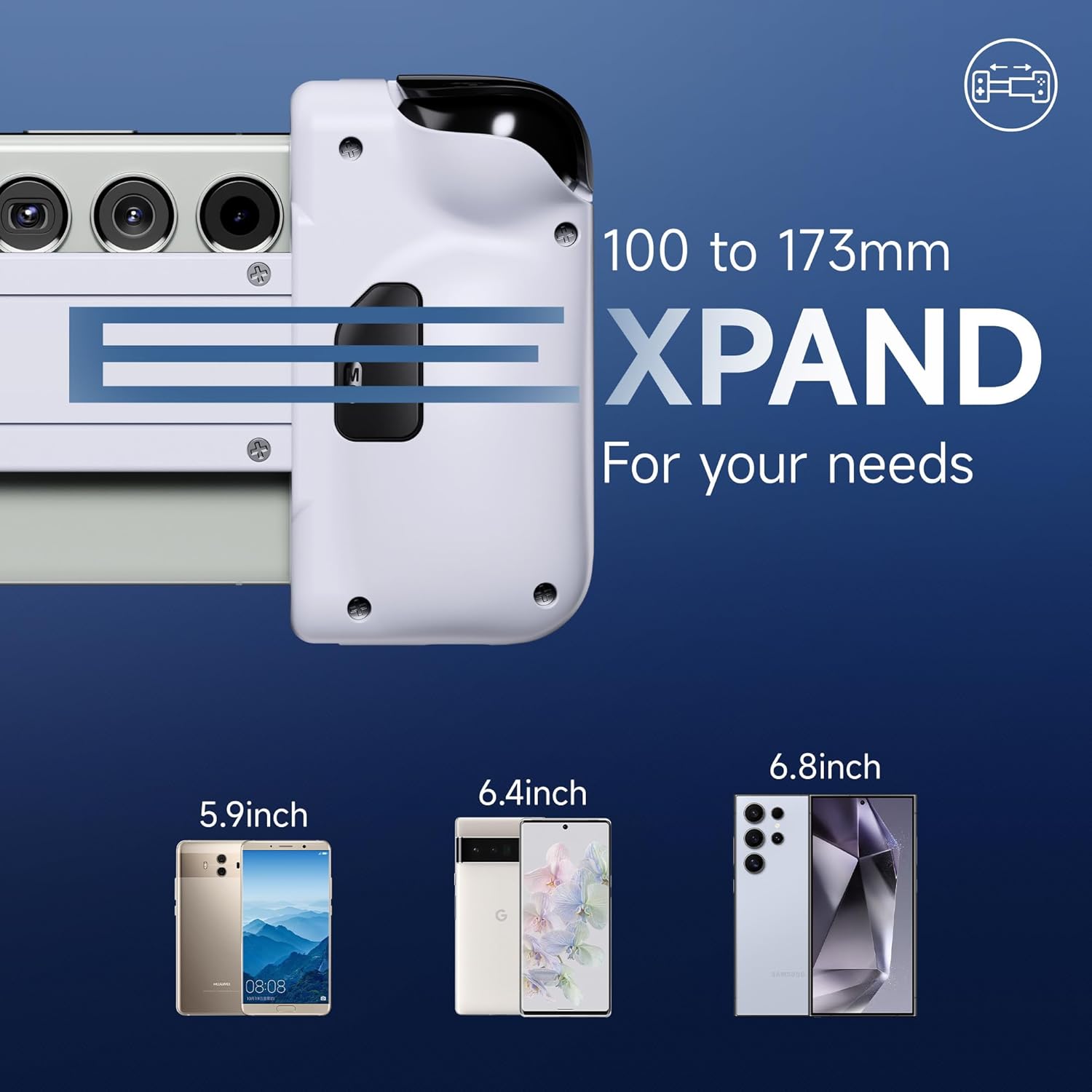 Control para celular Gaiming EasySMX M05 android y iphone (USB-C)