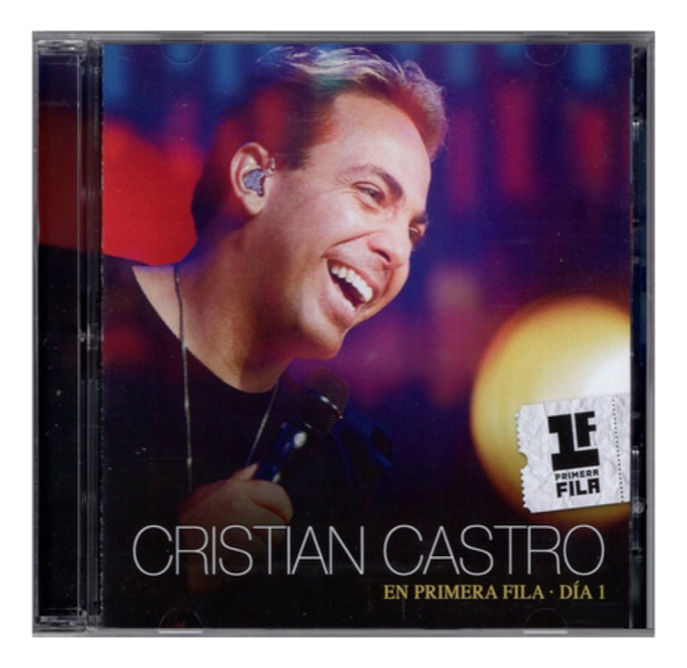 Cristian Castro - En Primera Fila Dia 1 Uno - Disco Cd + Dvd.