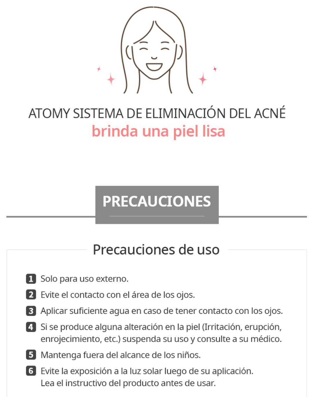 ATOMY SISTEMA DE ELIMINACIÓN DE ACNÉ 100% ORIGINAL COREANO