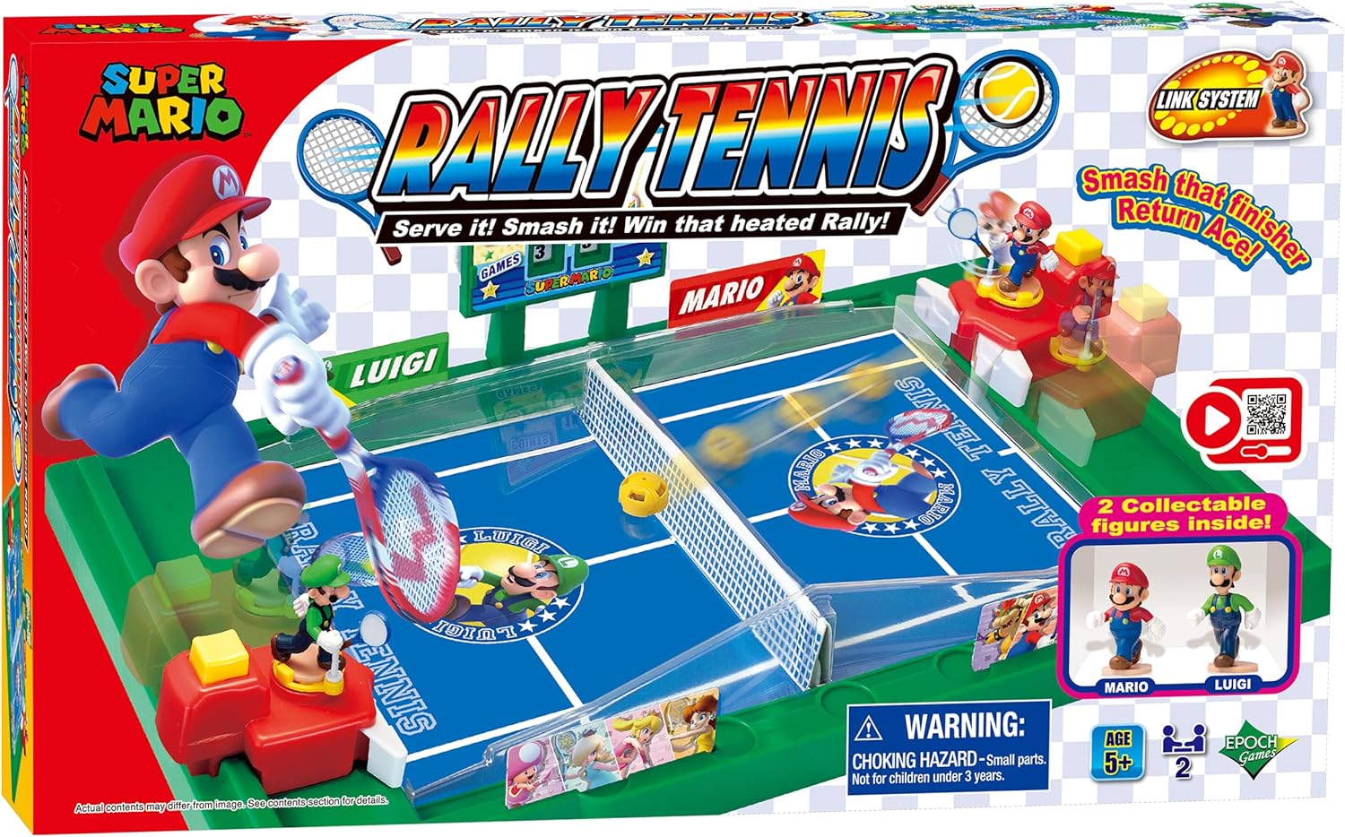 Epoch Super Mario Rally Tenis Coleccionable Regalo Niños