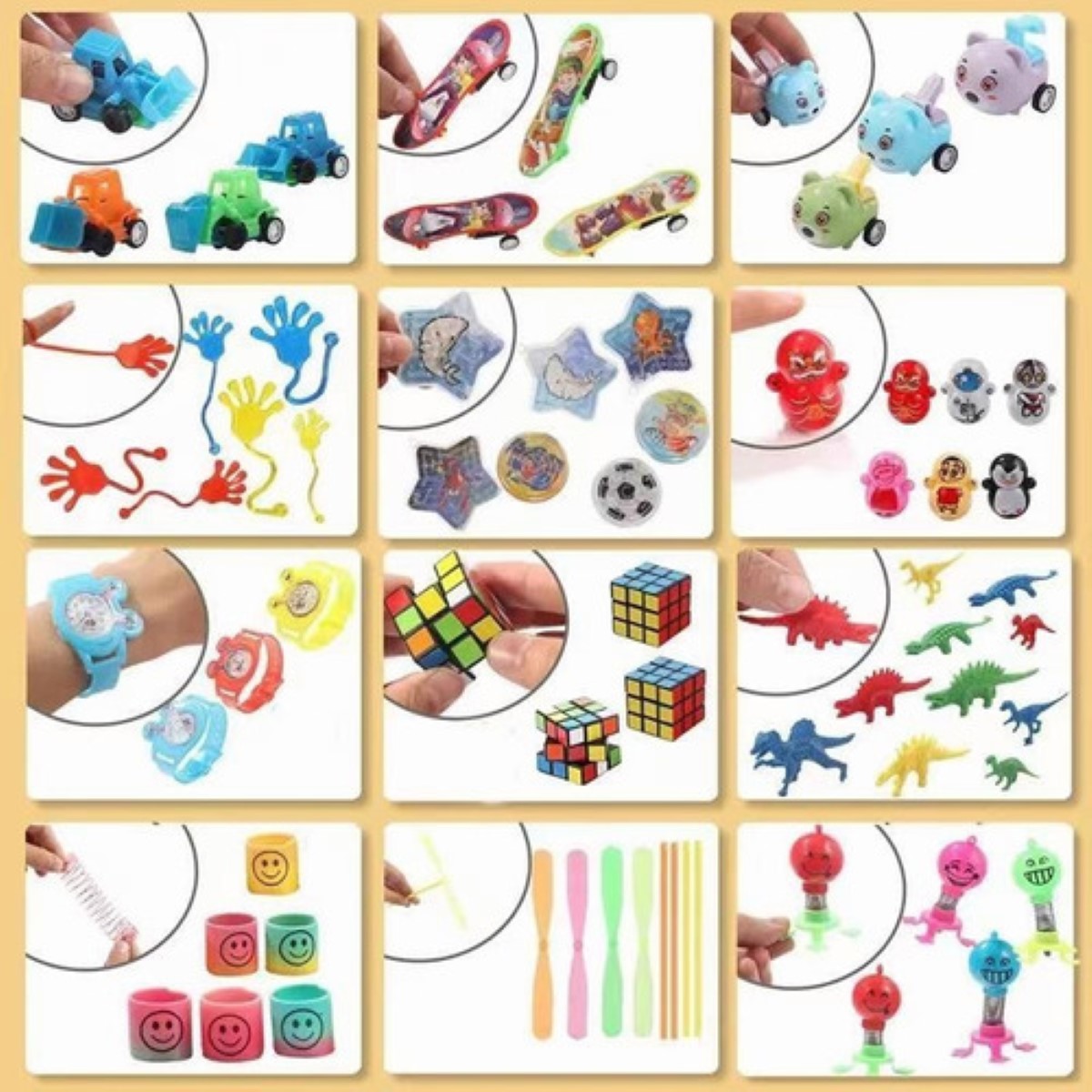 200pcs Juguetes Piñata Toys Fiesta Regalo Cumpleaño Niño