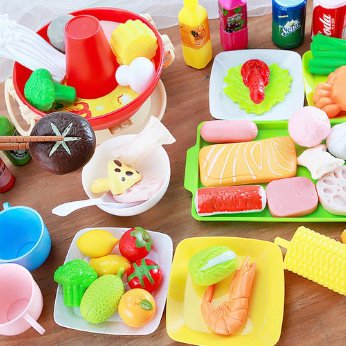Frutas y verduras de plastico para niños deals