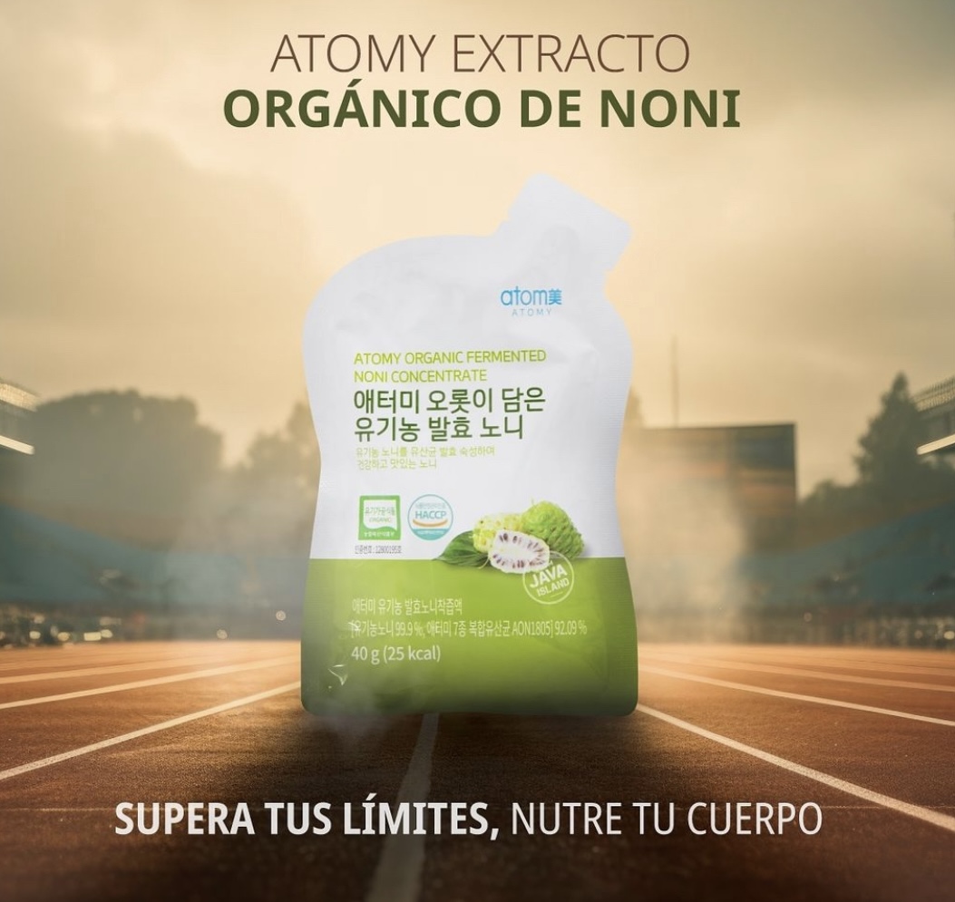 ATOMY NONI Extracto Orgánico, fermentado y Concentrado de Noni, con Probióticos NONI 100% ORGÁNICO 100% ORIGINAL COREANO