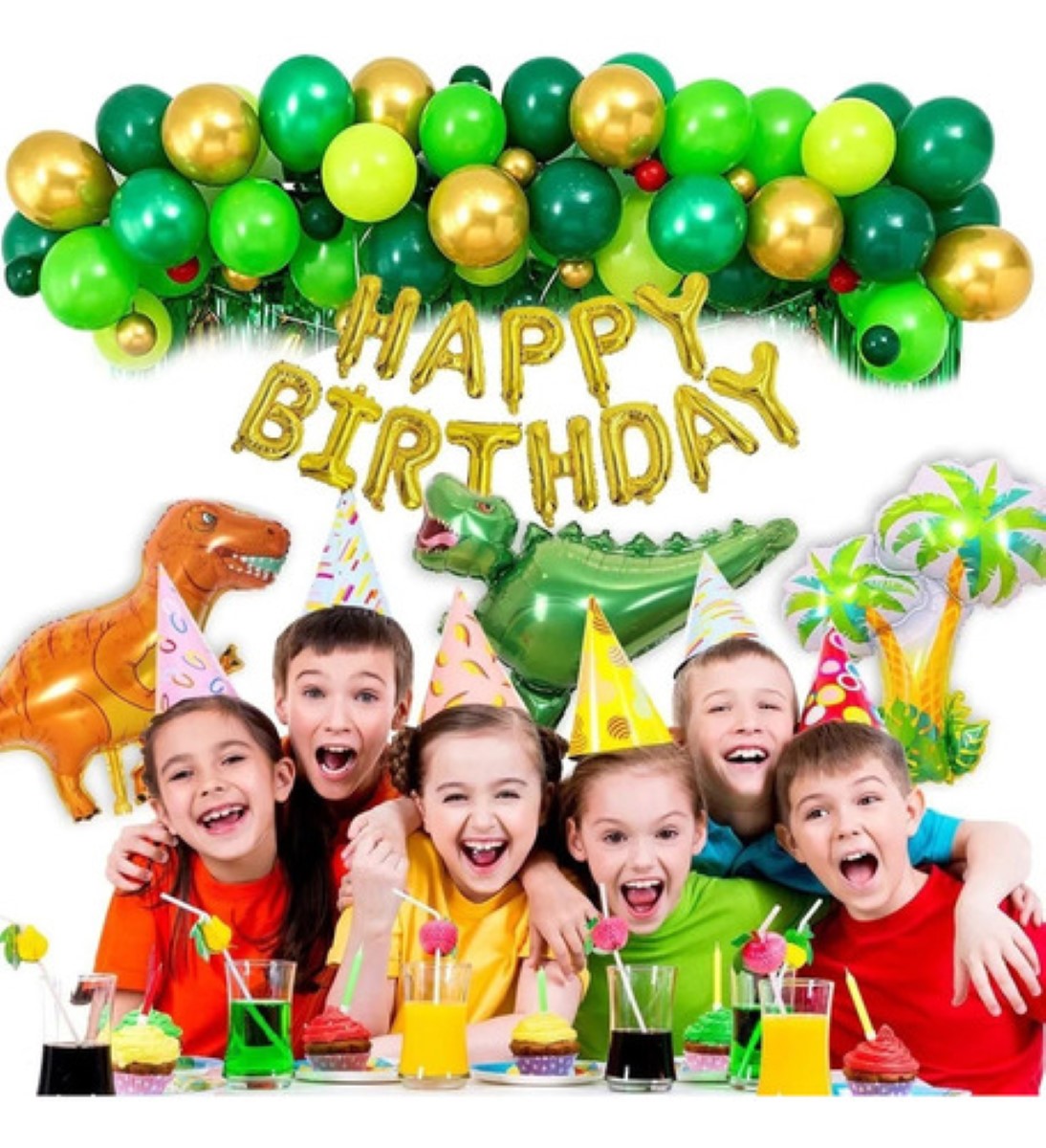 113 Pcs Decoracion Para Fiestas De Kit Globos Cumpleaños