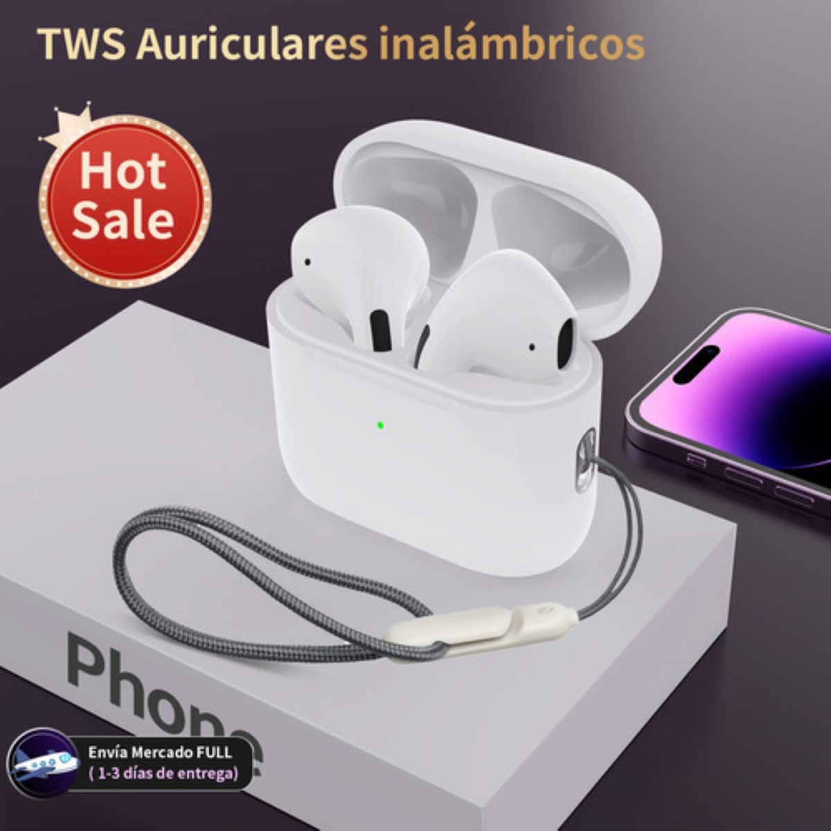 Audifonos Inalambricos Bluetooth Compatible iPhone Android