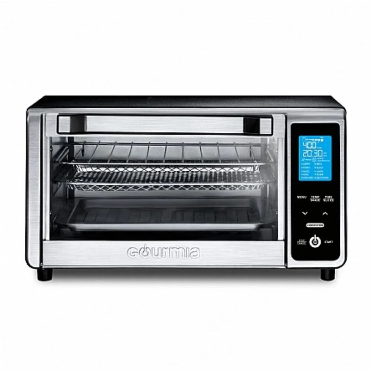 Horno con Air Fryer Gourmia GTF1150 Digital 11 Funciones Acero Inoxidable