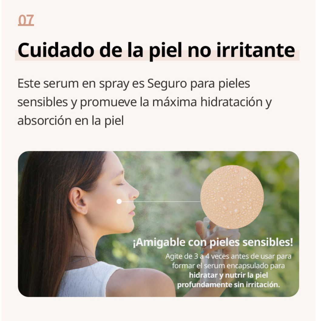 Atomy Absolute Serum Facial en Spray Efecto dual, anti-envejecimiento / brillo 100% ORIGINAL COREANO