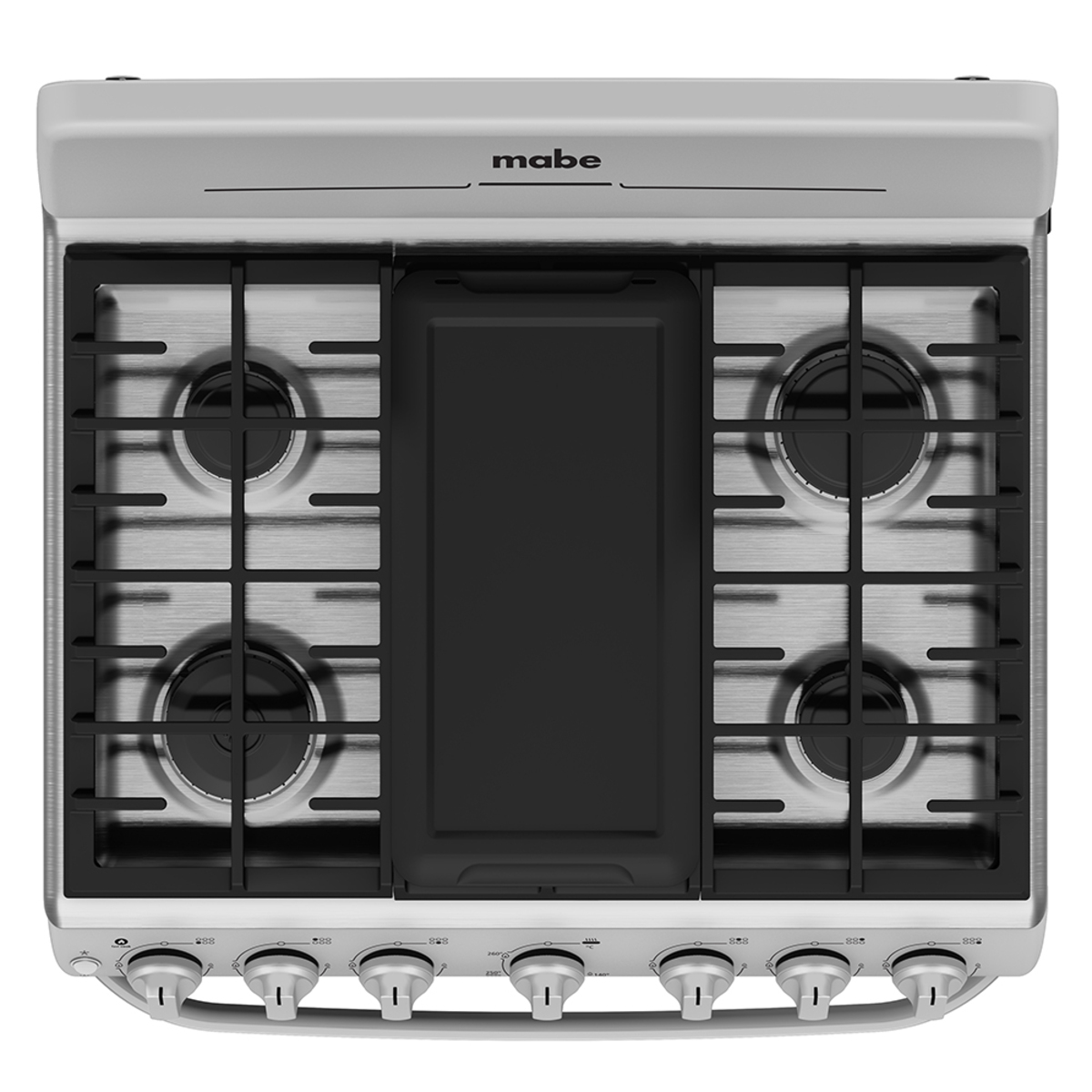 Estufa de Piso Mabe EM7654BFIS3 30" 6 Quemadores Silver