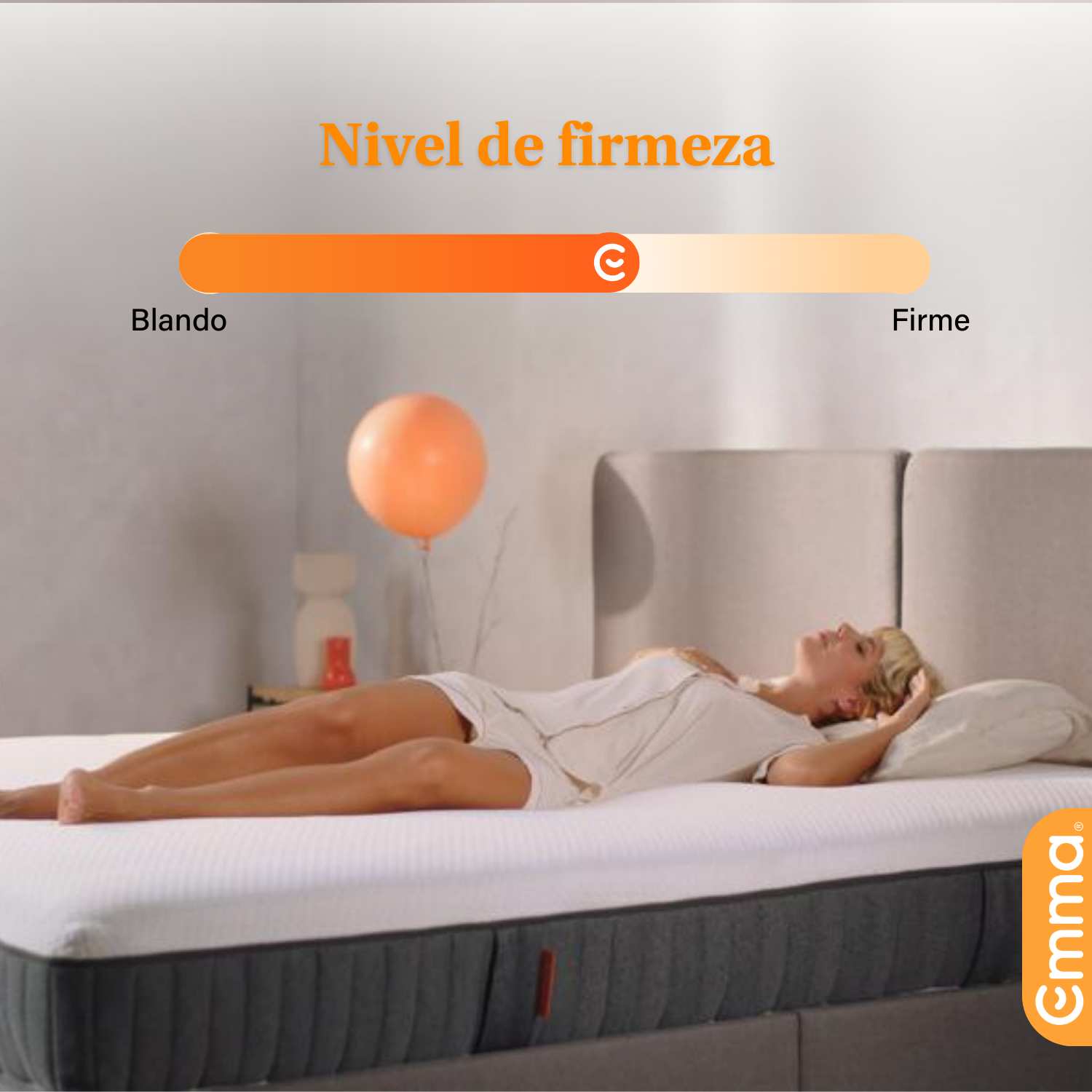 Colchón Emma Hybrid Premium Queen Size