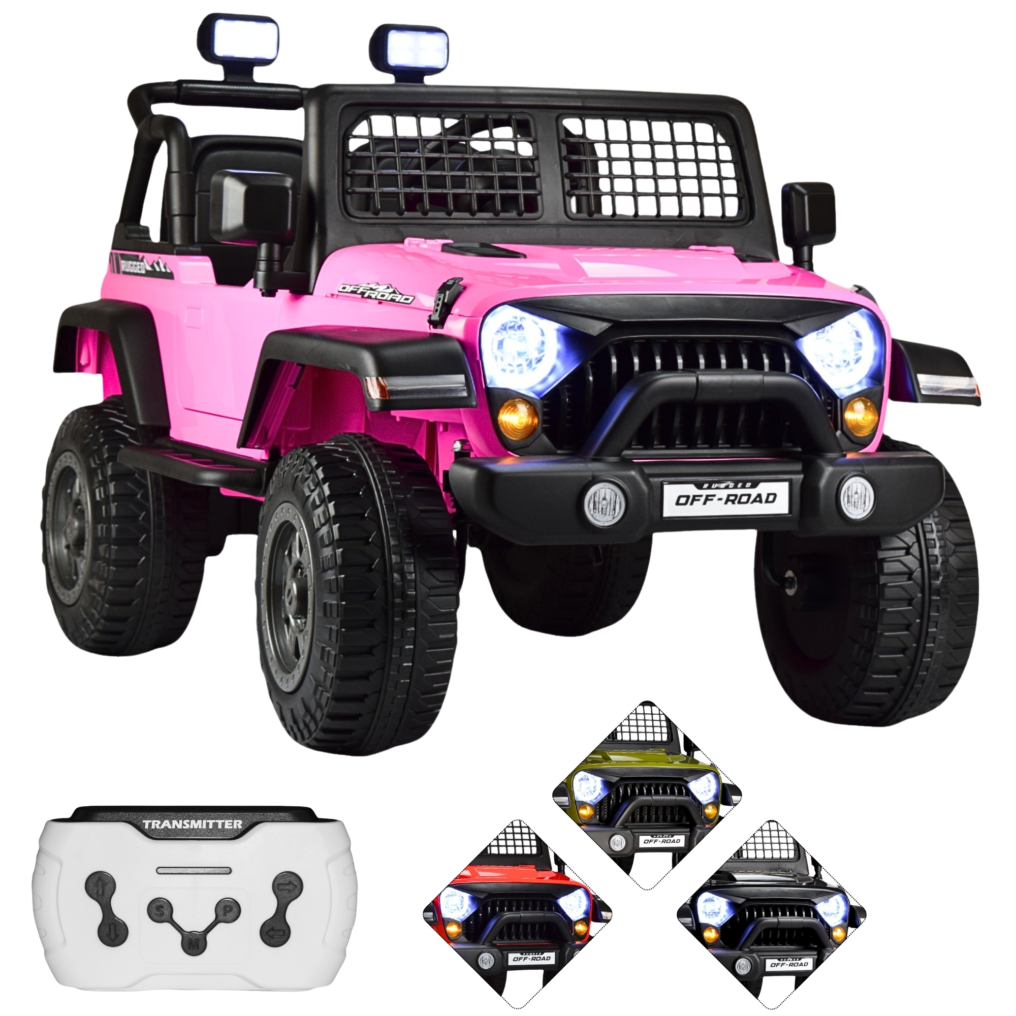 Montable Electrico para Niños Camioneta Control Remoto 12v - ROSA
