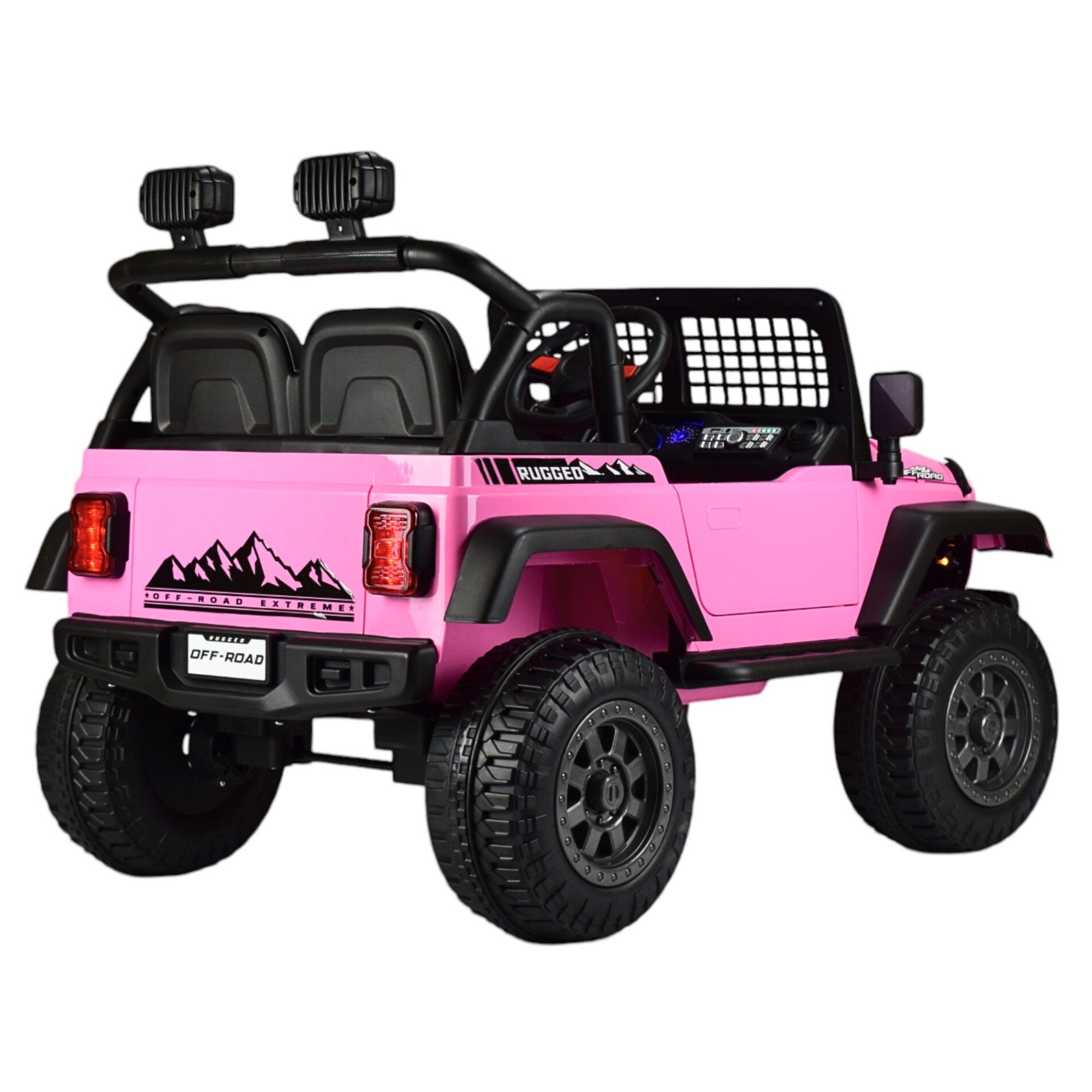 Montable Electrico para Niños Camioneta Control Remoto 12v - ROSA