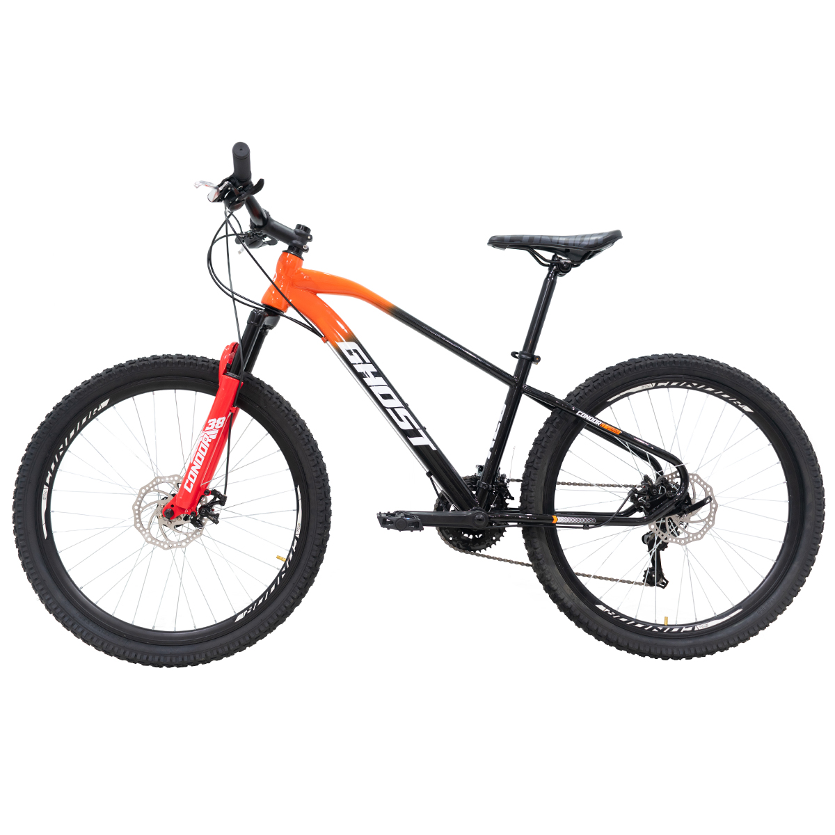 Bicicleta Ghost Claw Rodada 26 Naranja De Montaña