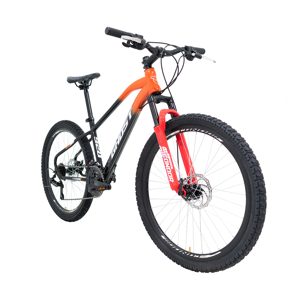 Bicicleta Ghost Claw Rodada 26 Naranja De Montaña