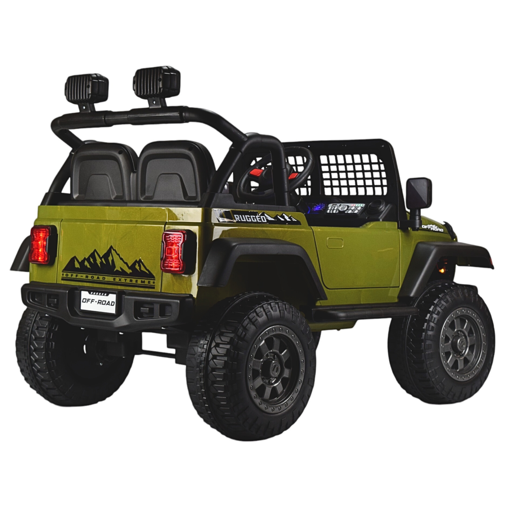 Montable Electrico para Niños Camioneta Control Remoto 12v - VERDE