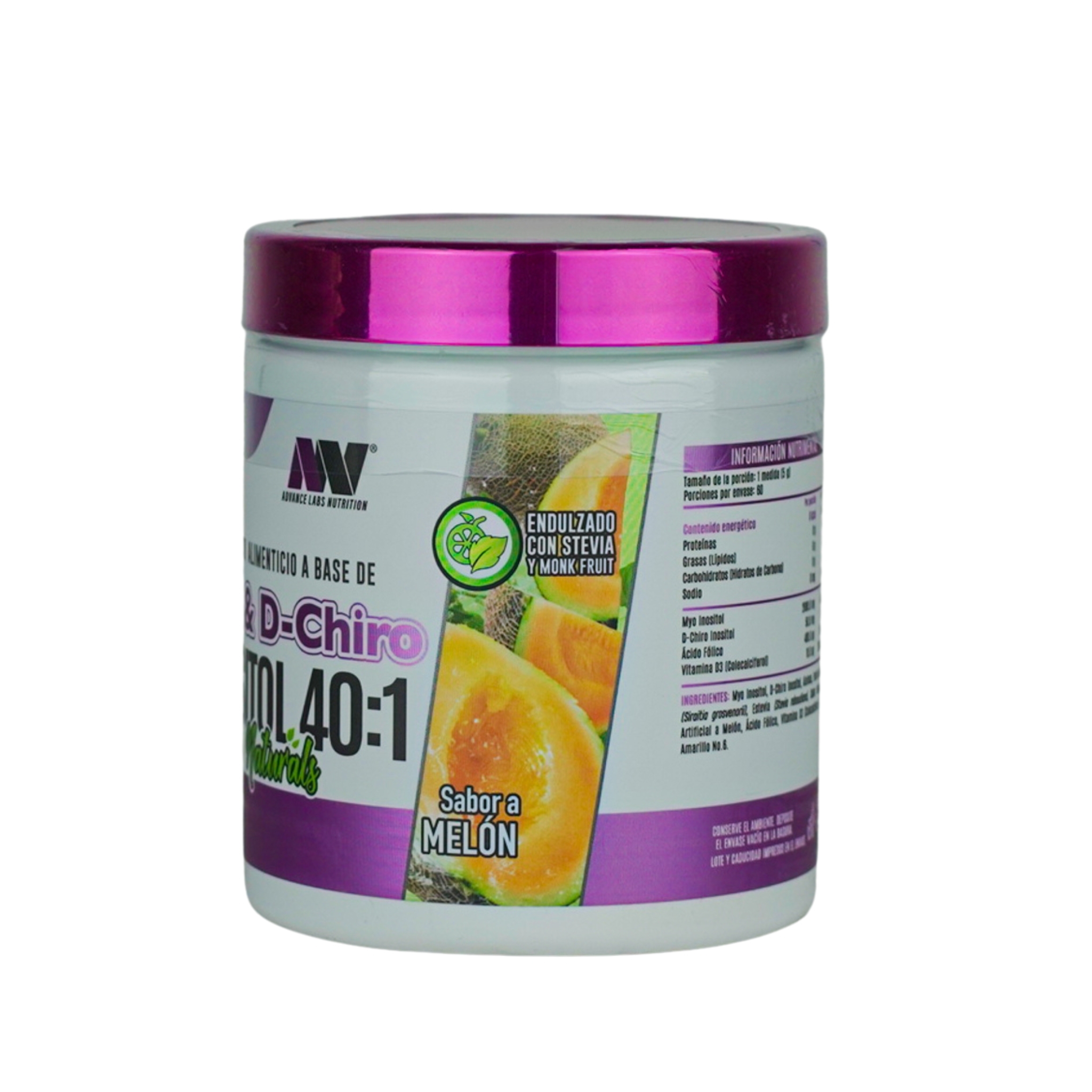 Advance Nutrition Myo & D-Chiro Inositol 40:1 Naturals | Sabor Melón | 300 g