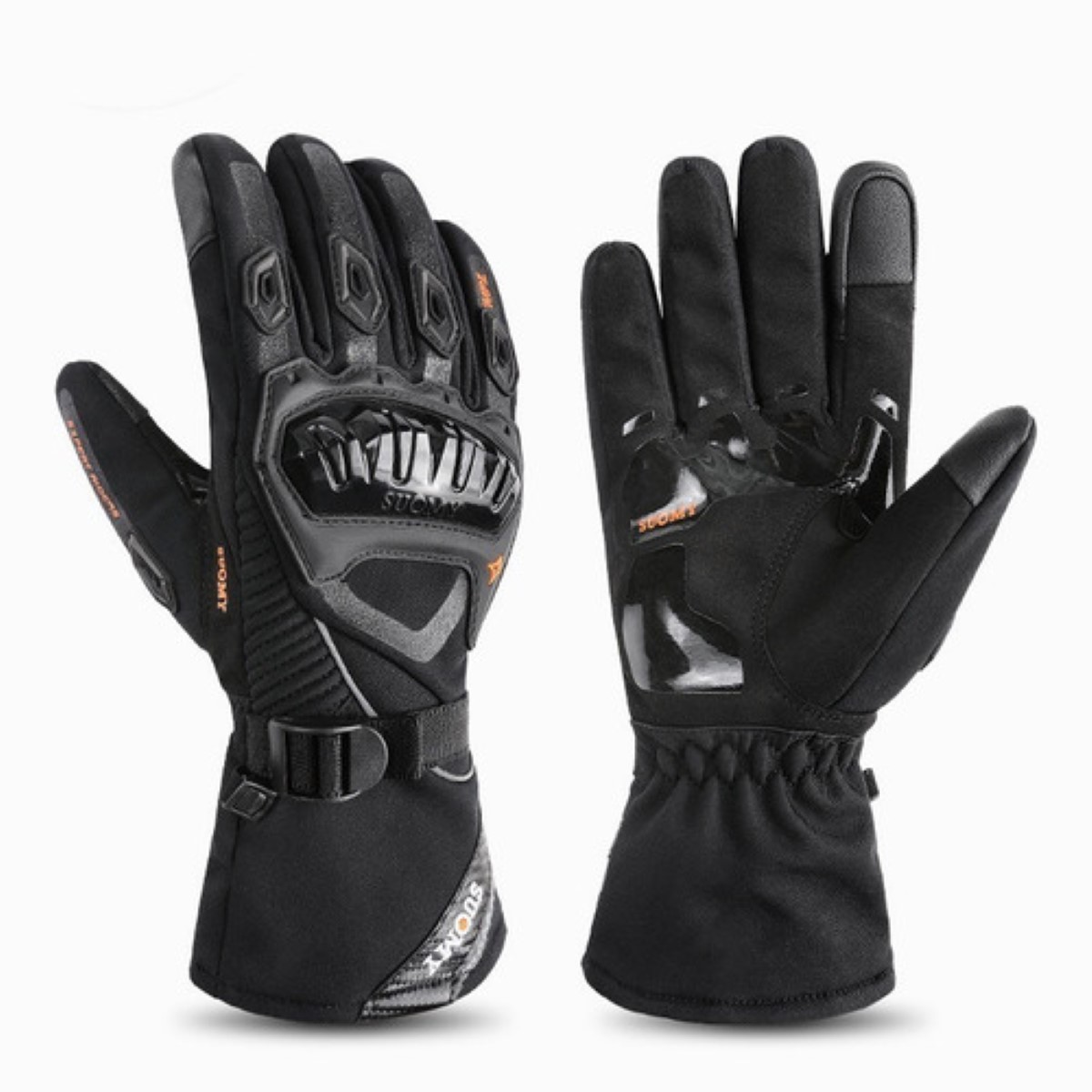 Guantes De Moto Invierno Frio Impermeables Y Térmicos Táctil talla M