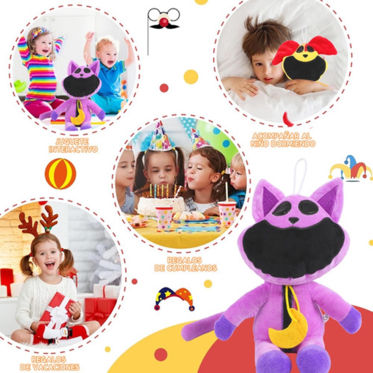 2pcs Peluche Catnap Poppy Playtime Dogday COLORES