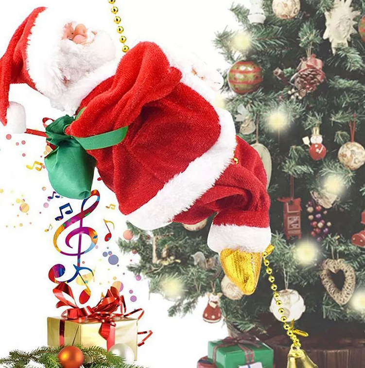 Santa Claus Sube y Baja Musical Navidad, Papá Noel Navidad