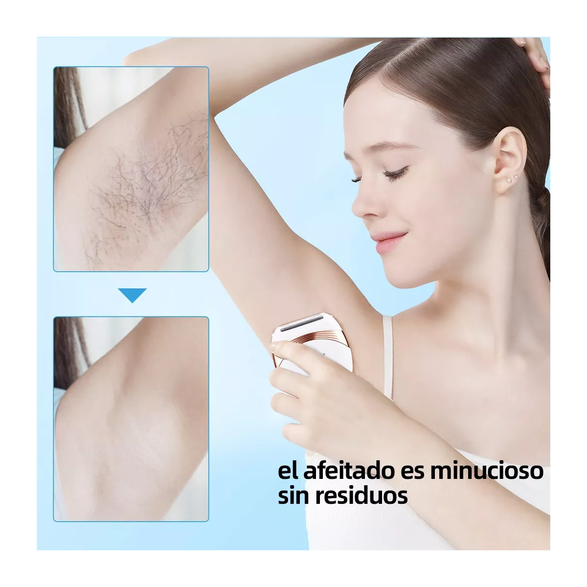 Depiladora Electrica Rasuradora Electrica Mujer Depiladores