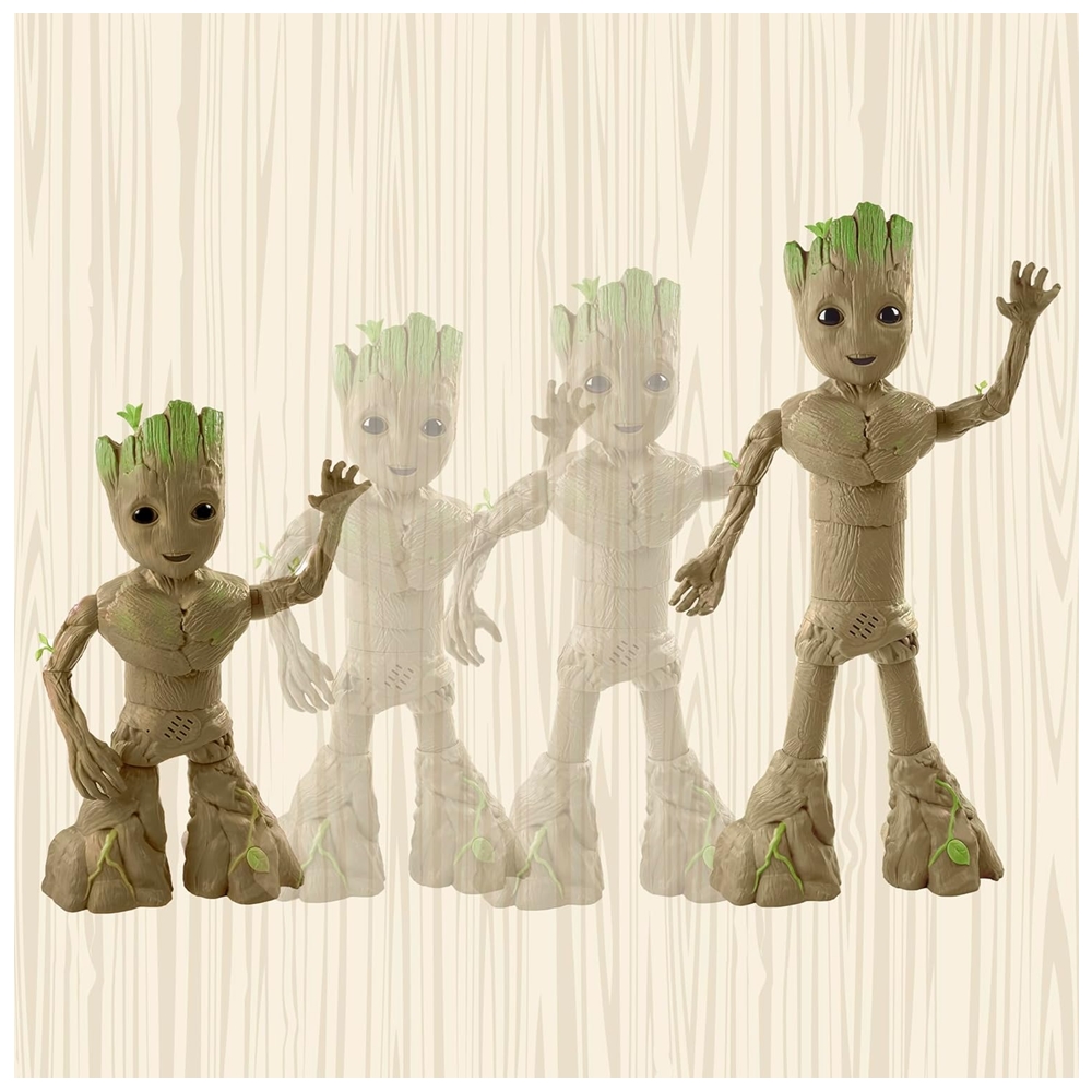 Figura Interactiva De I Am Groot Groove 'n Grow Groot Hasbro F8027