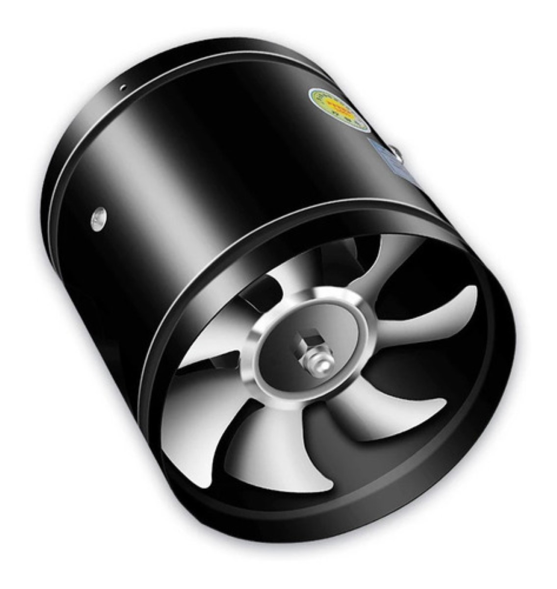 Extractor De Aire Tubo Axial De 6 Pulgadas NEGRO