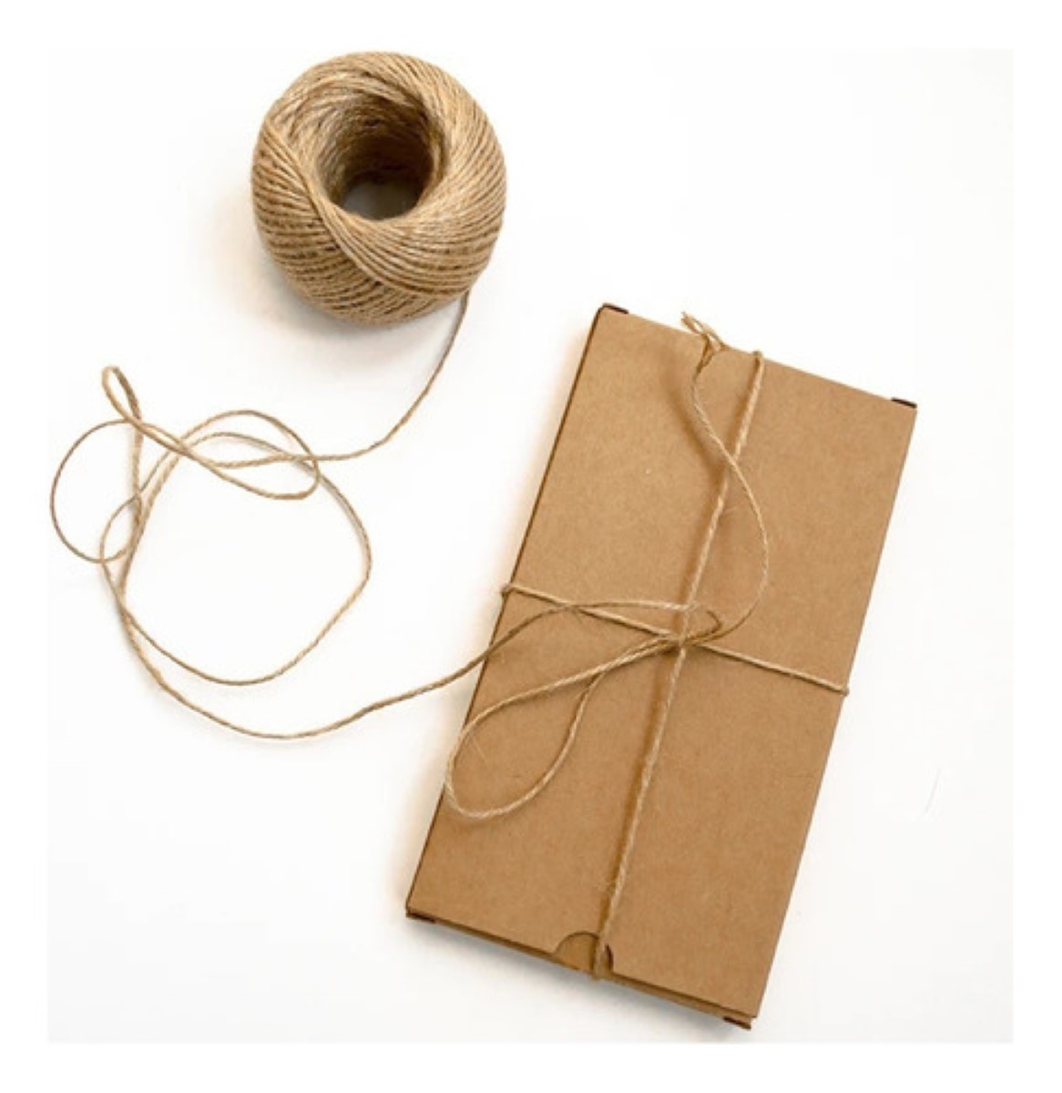 3 Pzs Decorativo Natural Yute Mecate Para Decorar Manualidad CAFE 