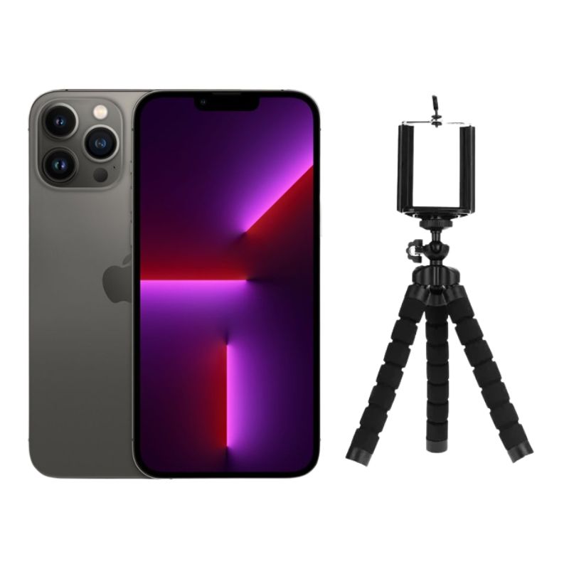 iPhone 13 Pro 512GB Gris Reacondicionado Grado A + Trípode