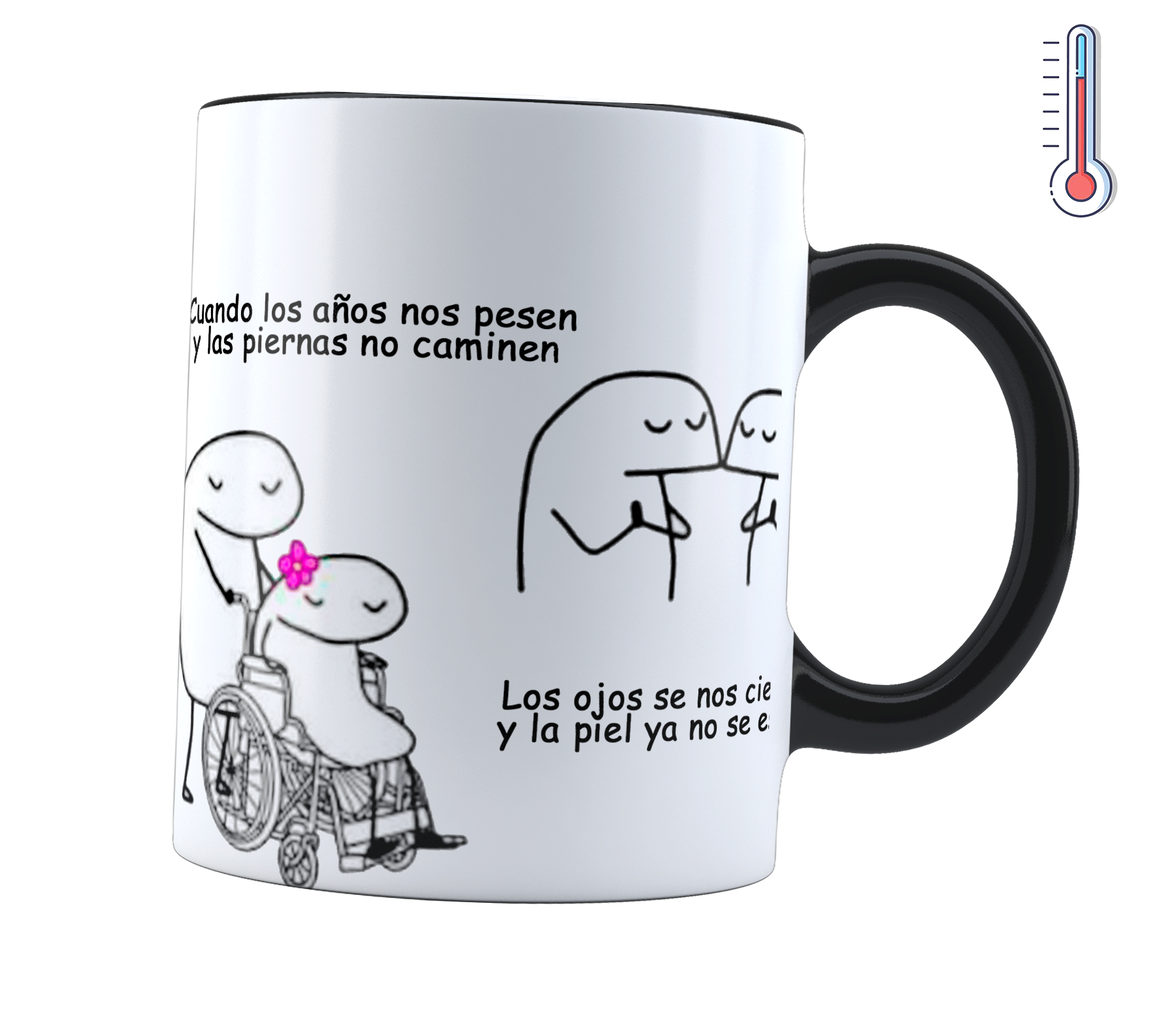 Taza Mágica Sublimada 315 Ml Flork Canción Admv Maluma Amor