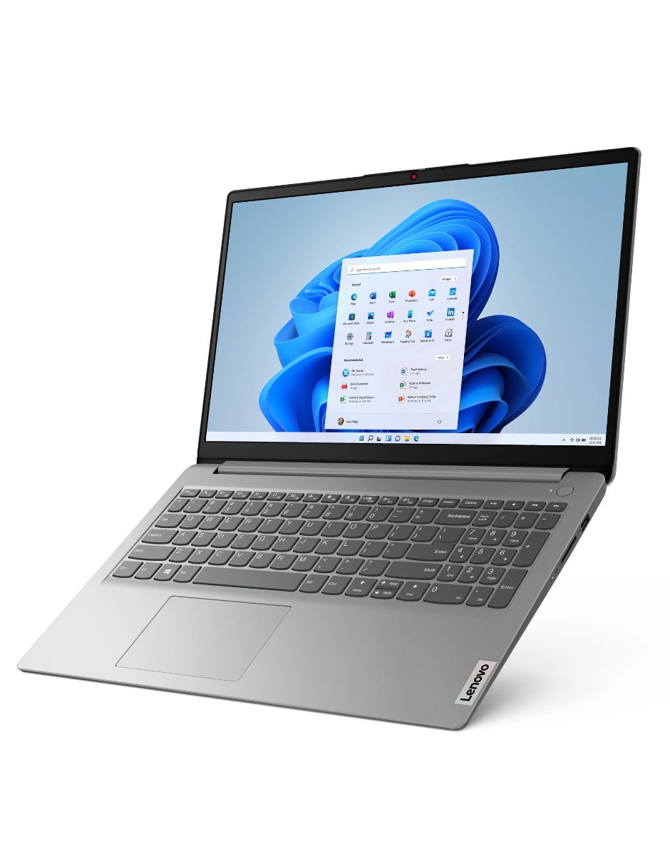 Laptop Lenovo Ideapad 82LX00A4US 15.6 Pulg, N4500 128GB,4GB Ram Win 11, Gris