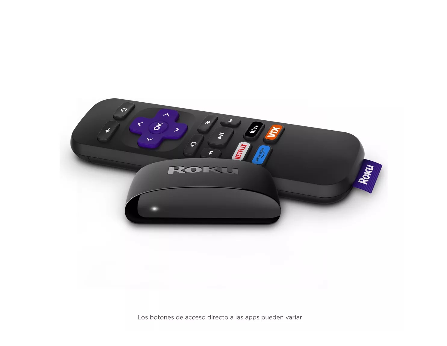 Dispositivo Streaming Roku Express Modelo 3960 Full HD Wifi HDMI Color Negro