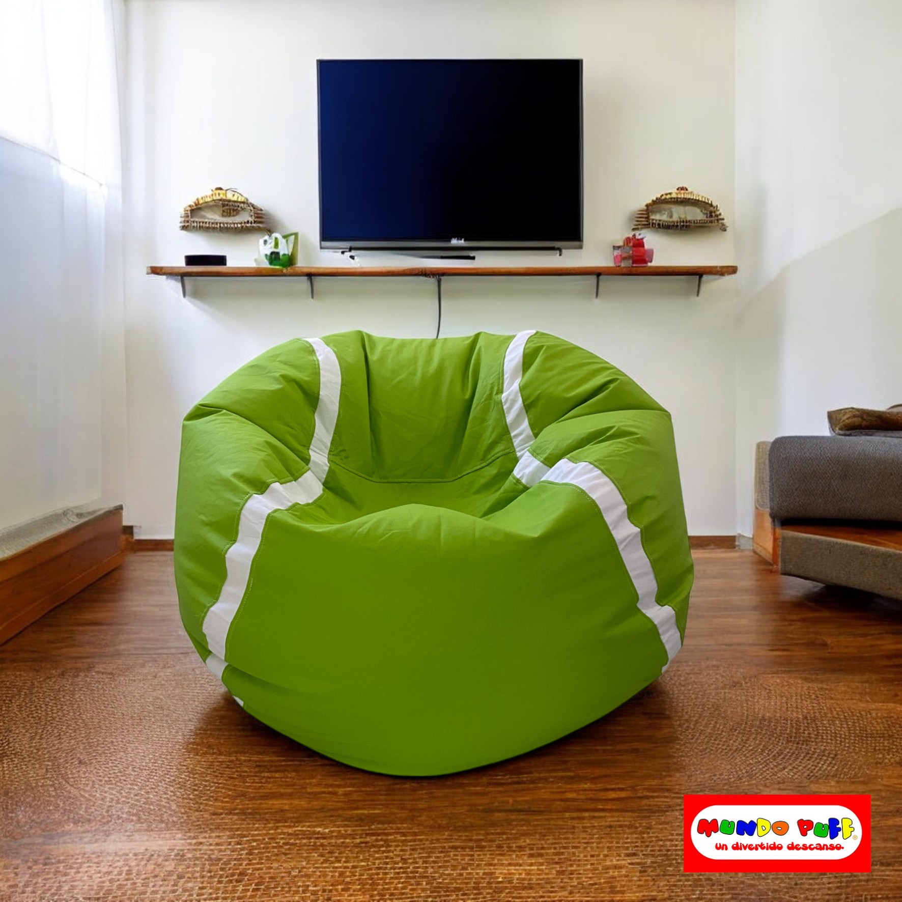 Sillón Puff Pelota Tenis marca Mundo Puff.
