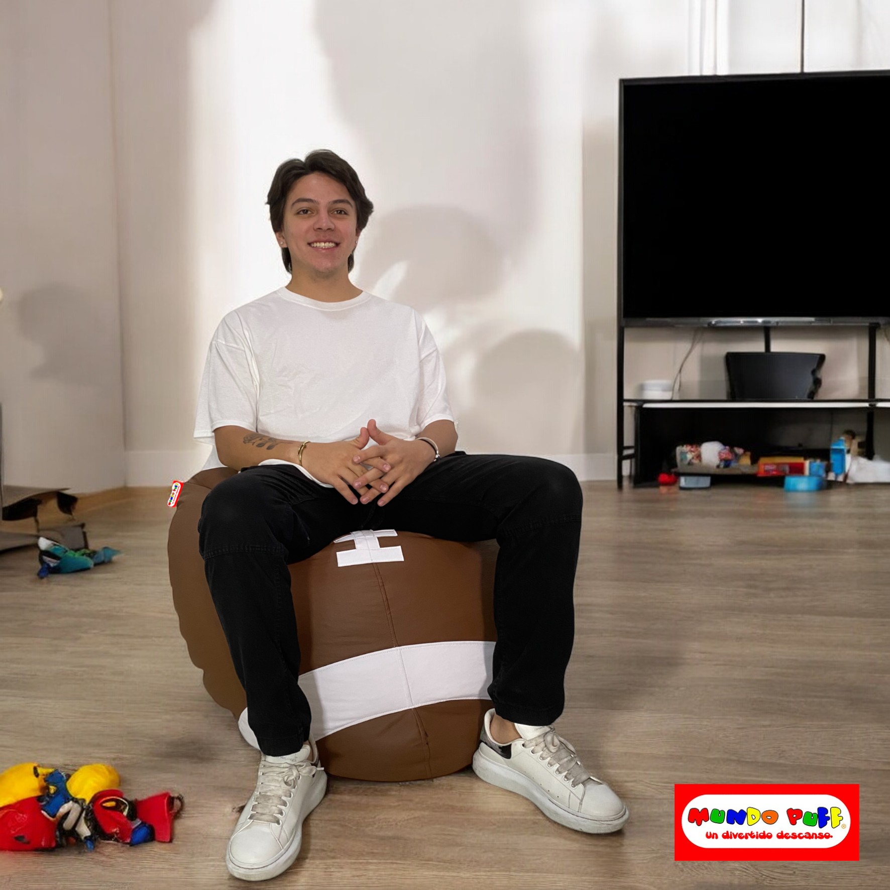 Sillón Puff Balón Futbol Americano Mundo Puff.