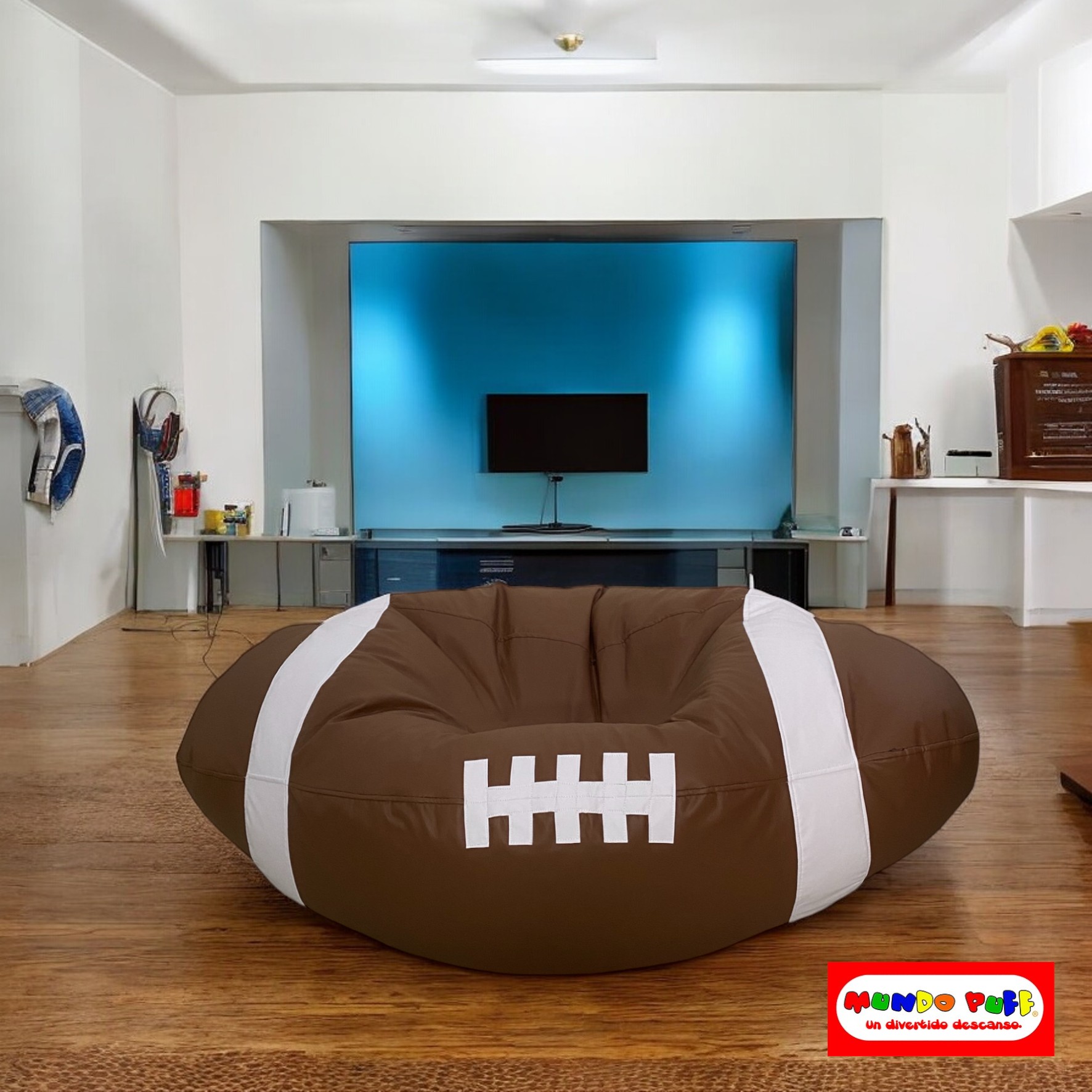Sillón Puff Balón Futbol Americano Mundo Puff.