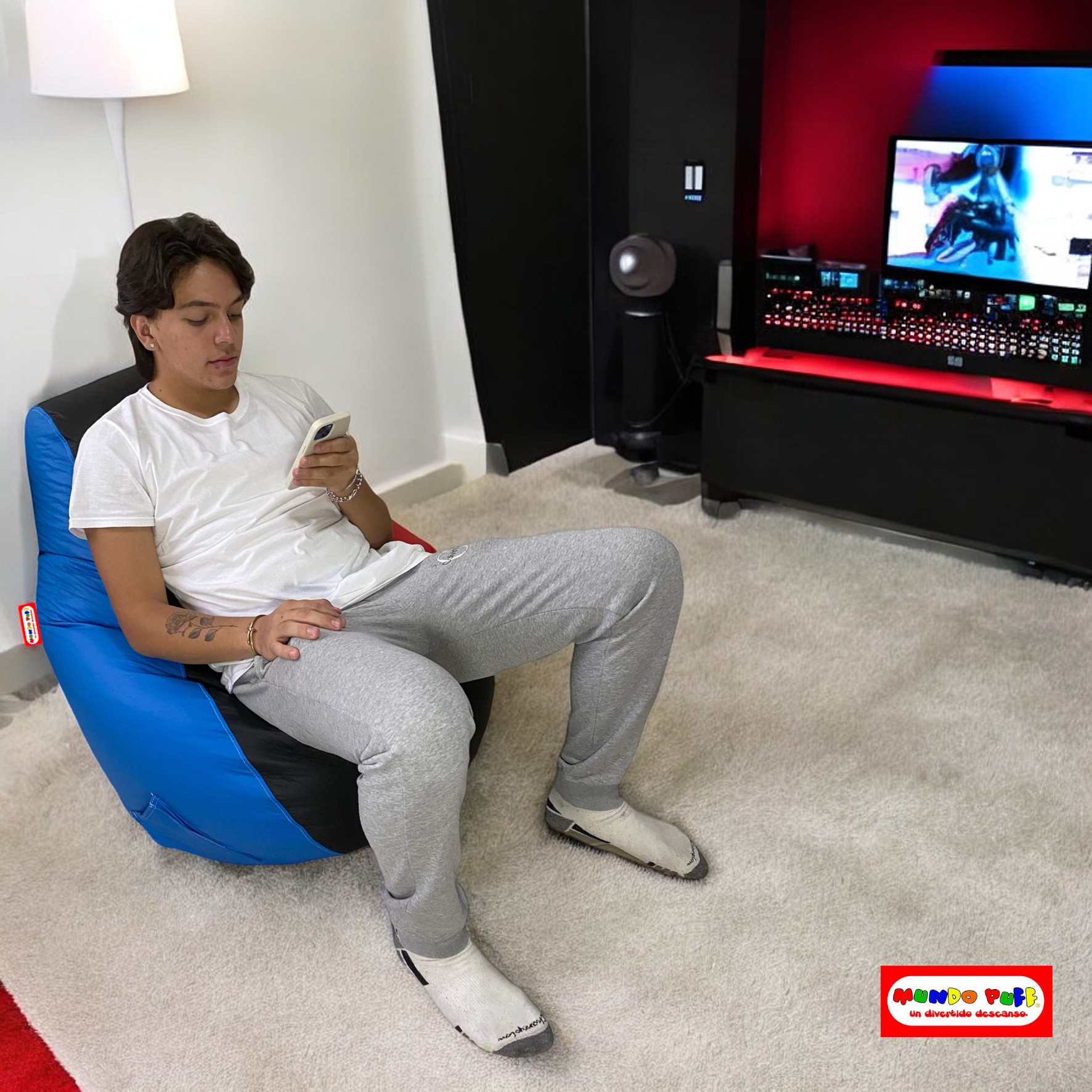 Sillón Puff Pera Gamer Estandar marca Mundo Puff 