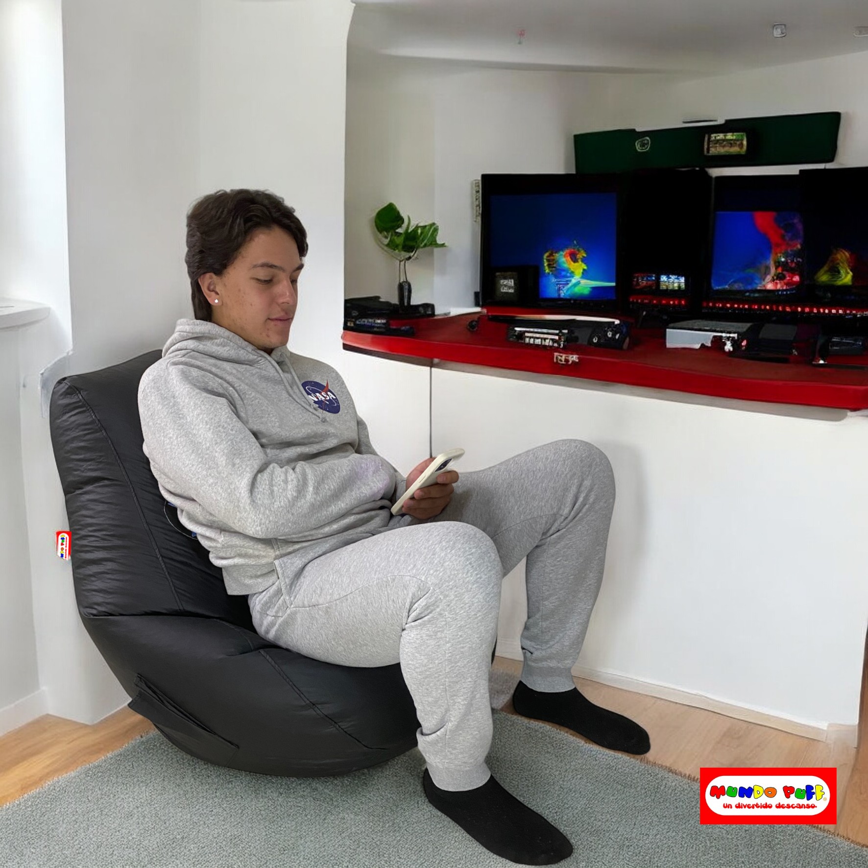 Sillón Puff Pera Gamer Estandar marca Mundo Puff 