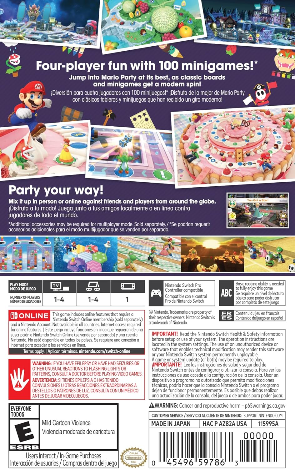 Mario Party Superstars - Standard Edition - Nintendo Switch -