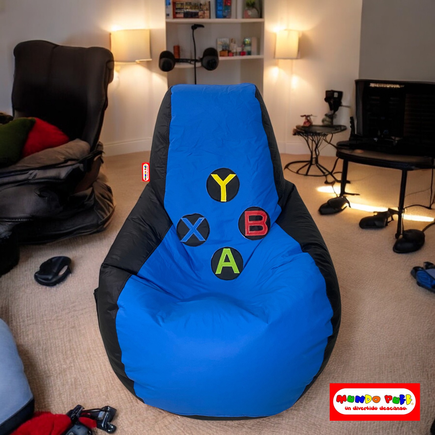 Sillón Puff Pera Gamer Grande marca Mundo Puff .