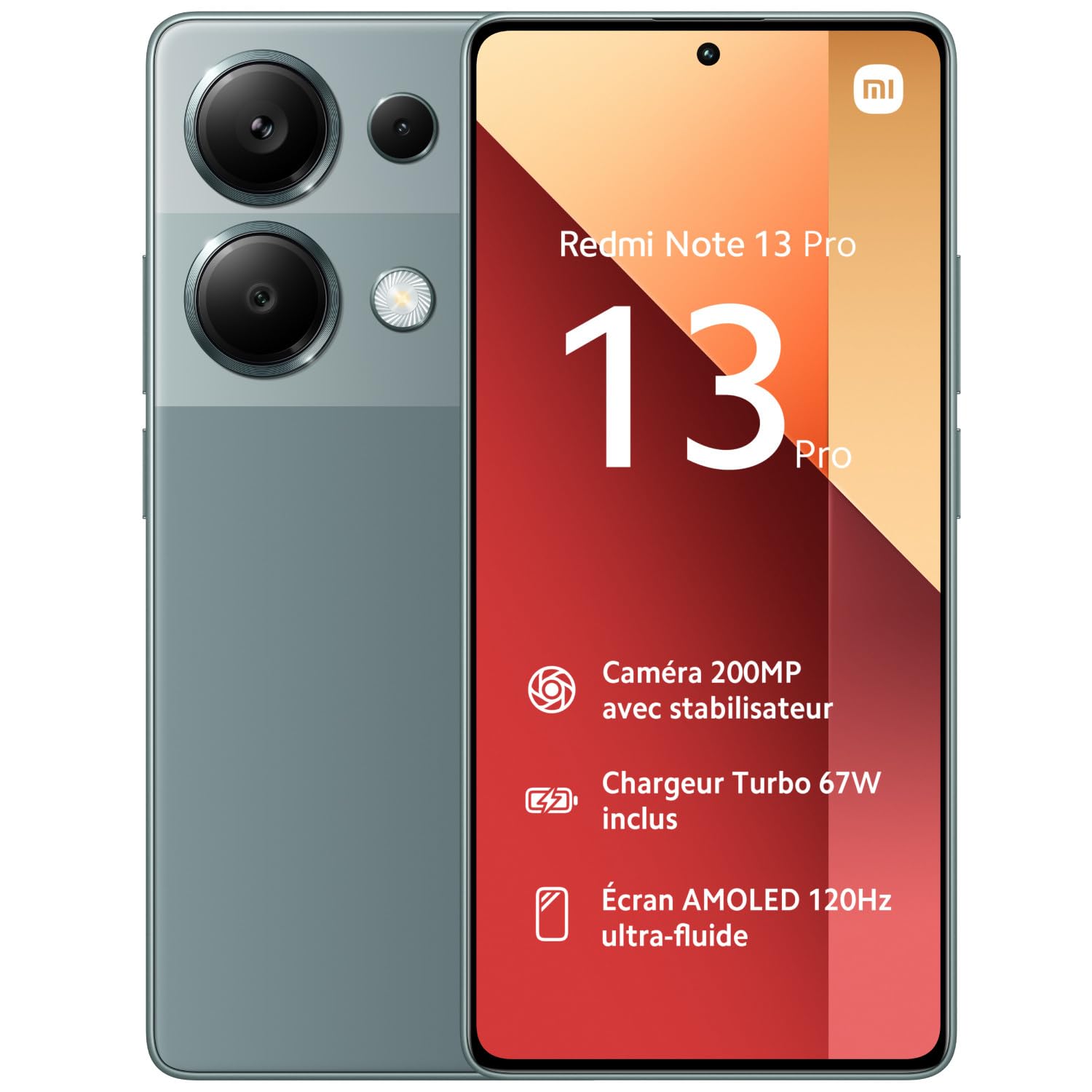 Celular Redmi Note 13 PRO 256GB/8GB Ram - 200Mpx - Forest Green