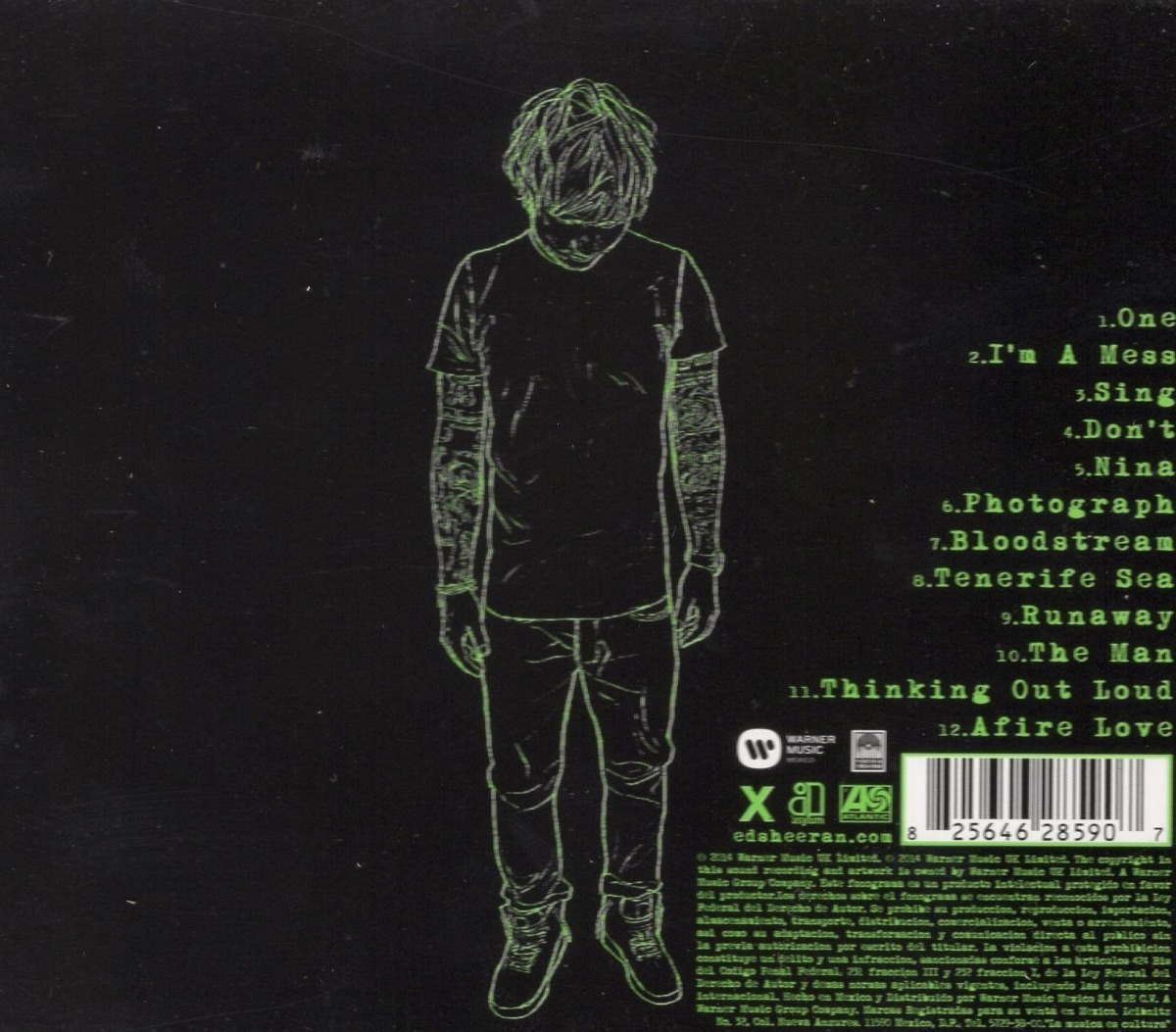 Ed Sheeran - X - Disco Cd