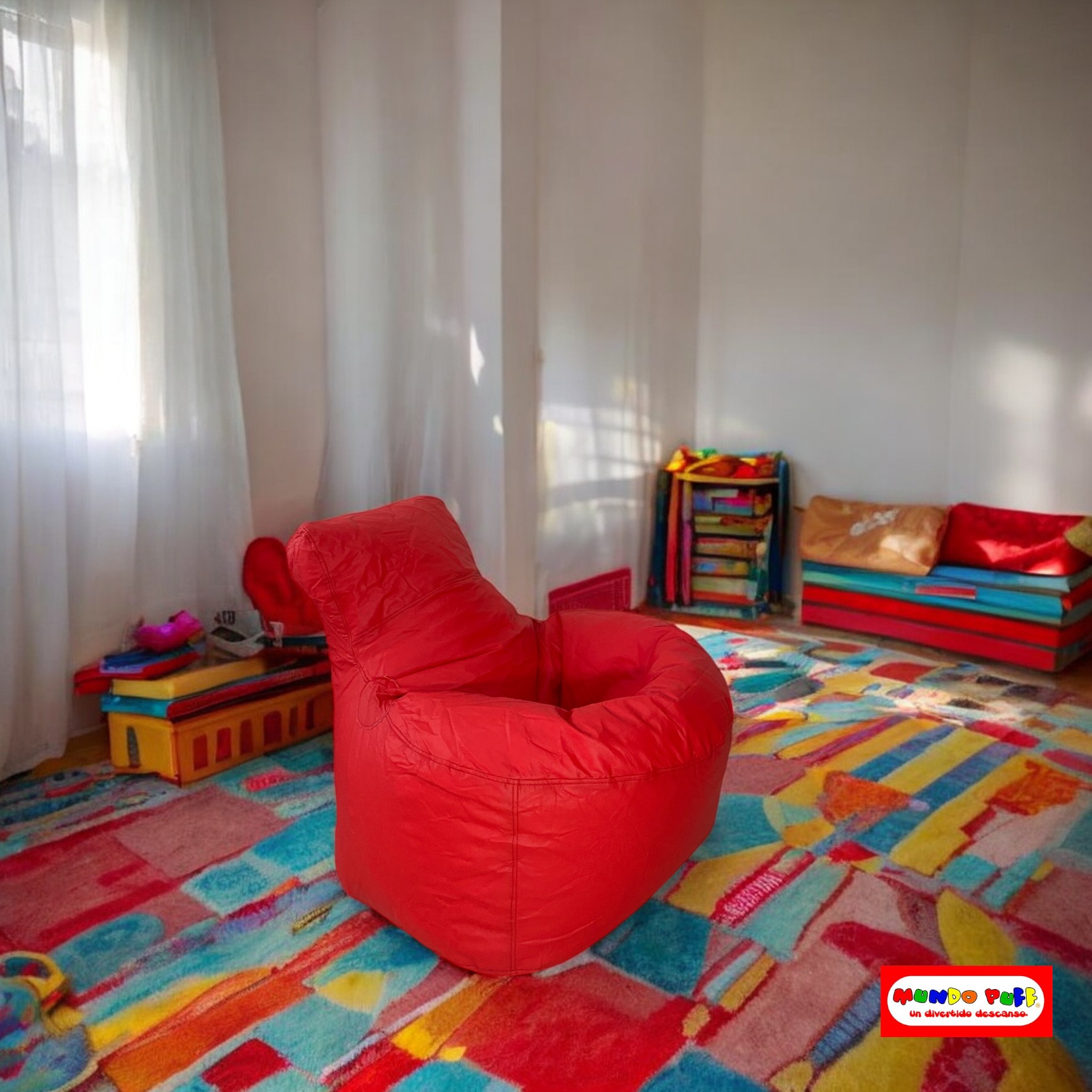 Sillón Puff Panzoncito marca Mundo Puff .