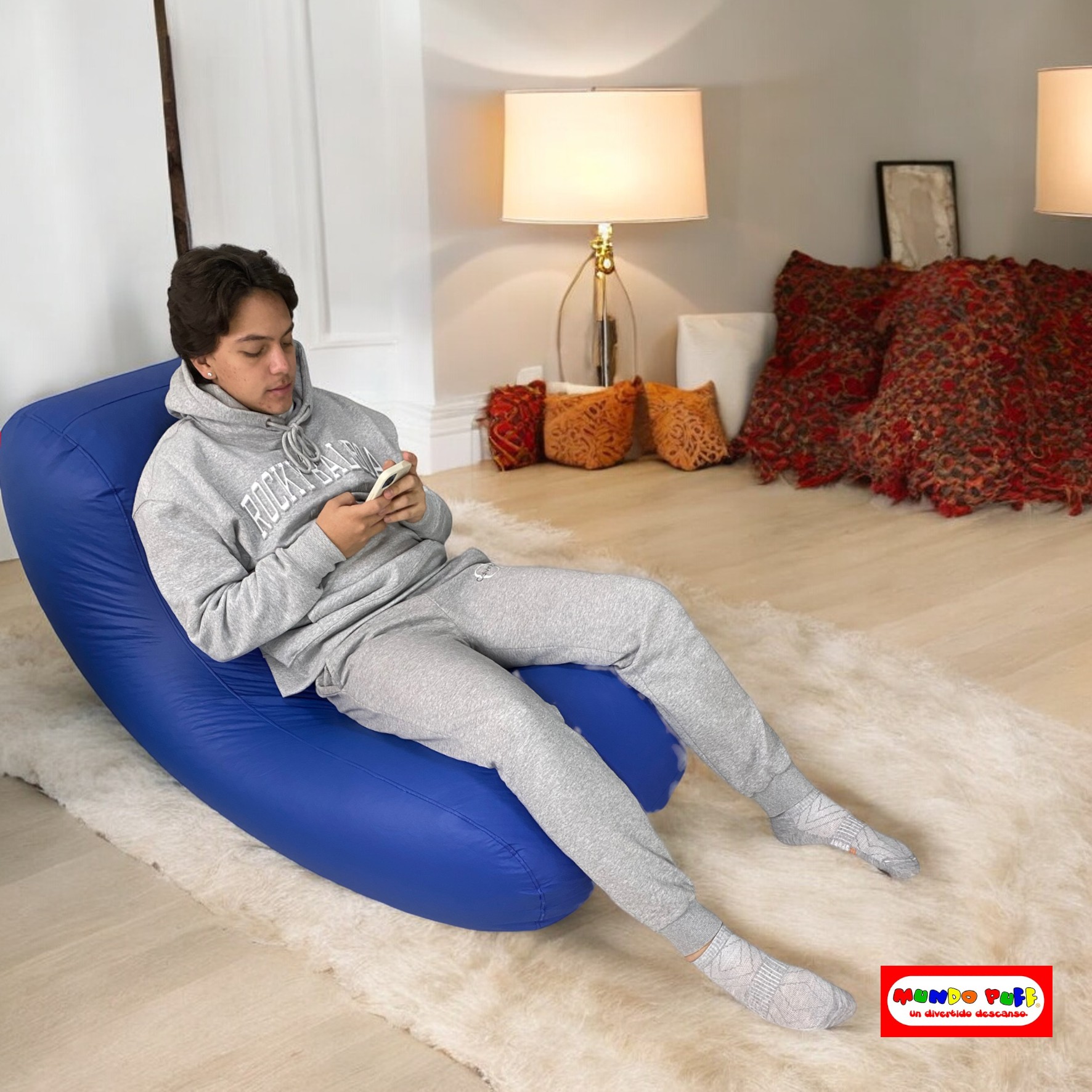 Sillón Puff Frijol Diván marca Mundo Puff .