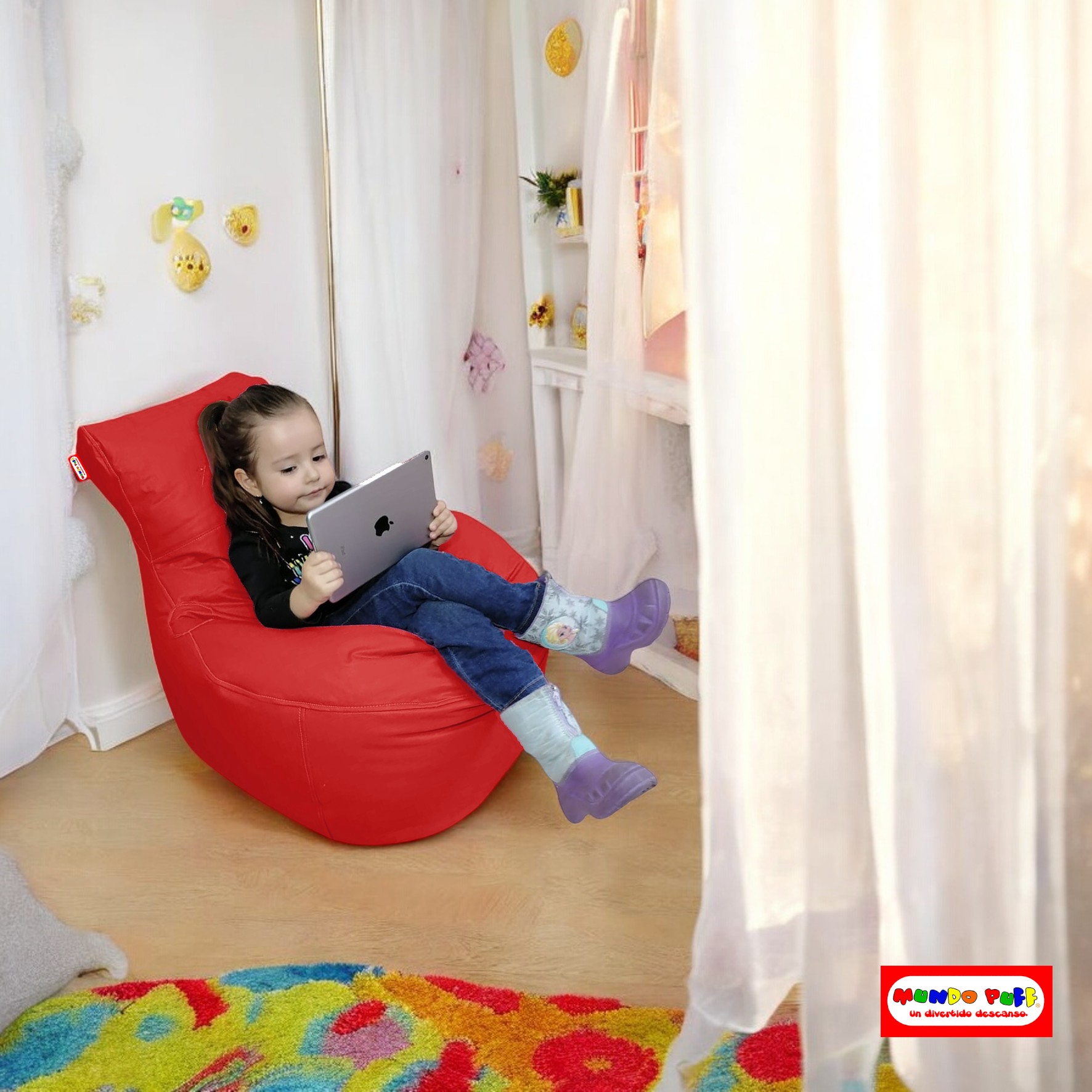 Sillón Puff Panzoncito marca Mundo Puff .