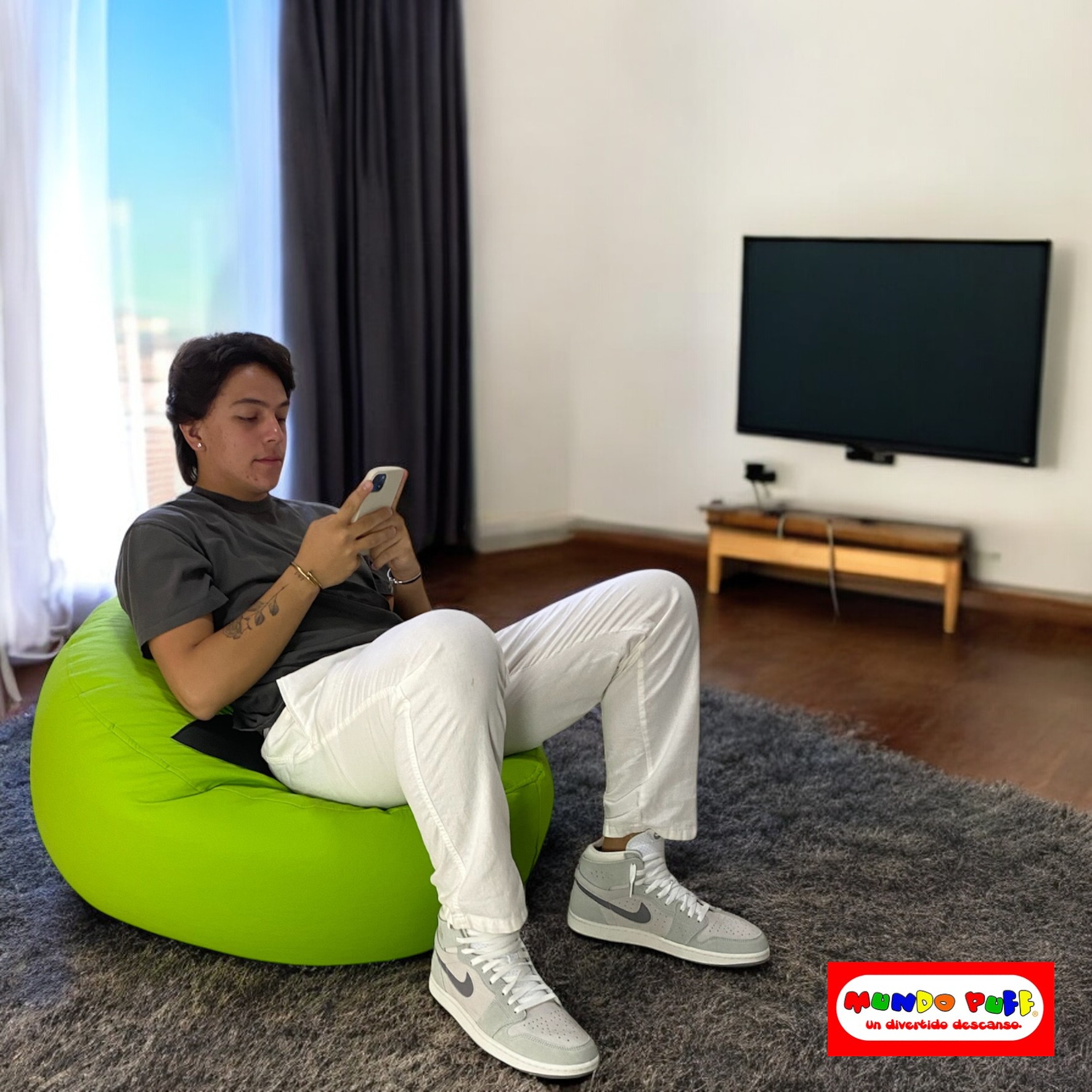 Sillón Puff Alien marca Mundo Puff.