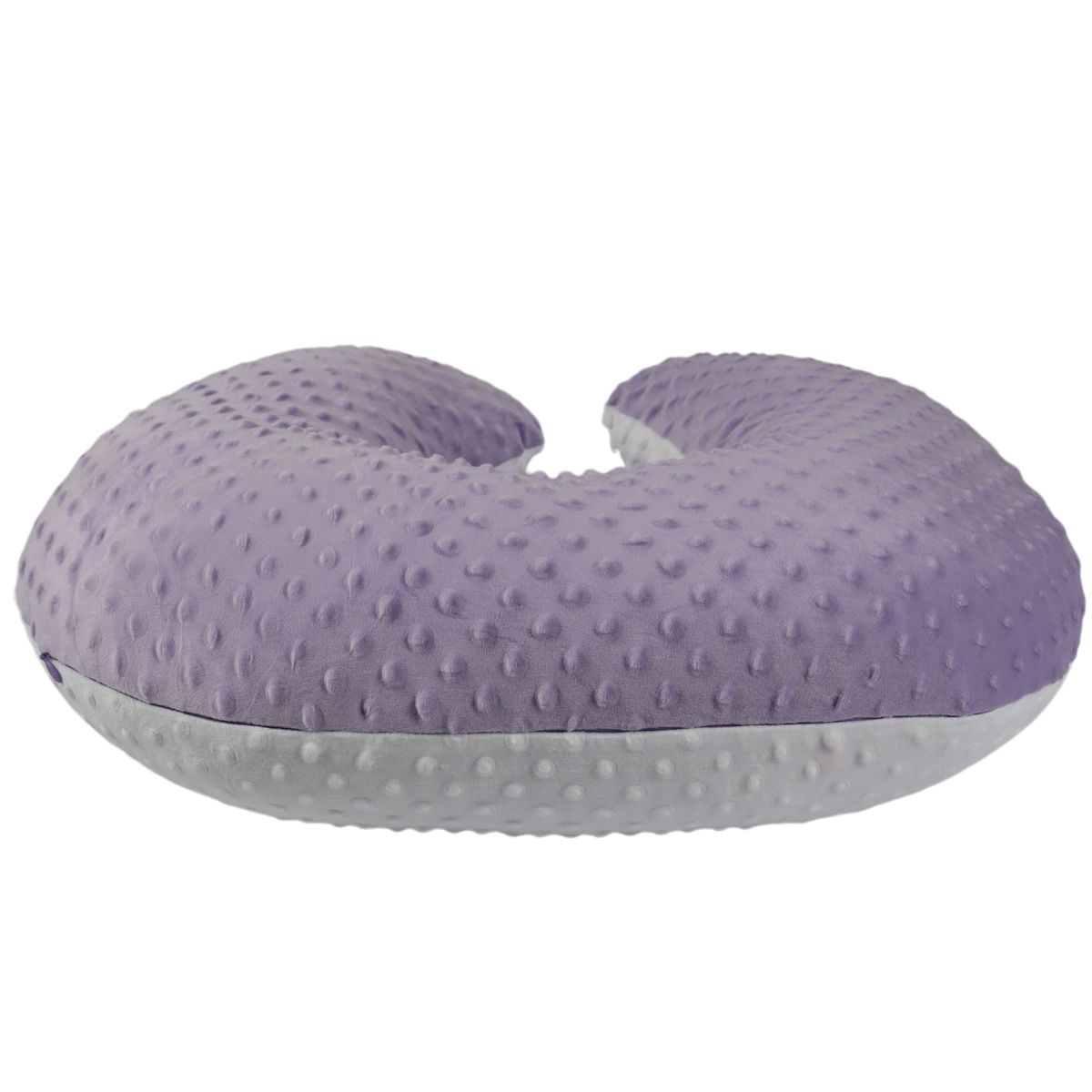 Mãe Baby Almohada de Lactancia para Amamantar Bebe | Cojin Antirreflujo Ultra Comodo| Incluye Cojin Funda Premium | Tela Muy Suave y Lavable Hipoalergénicas Fresco (Lila)