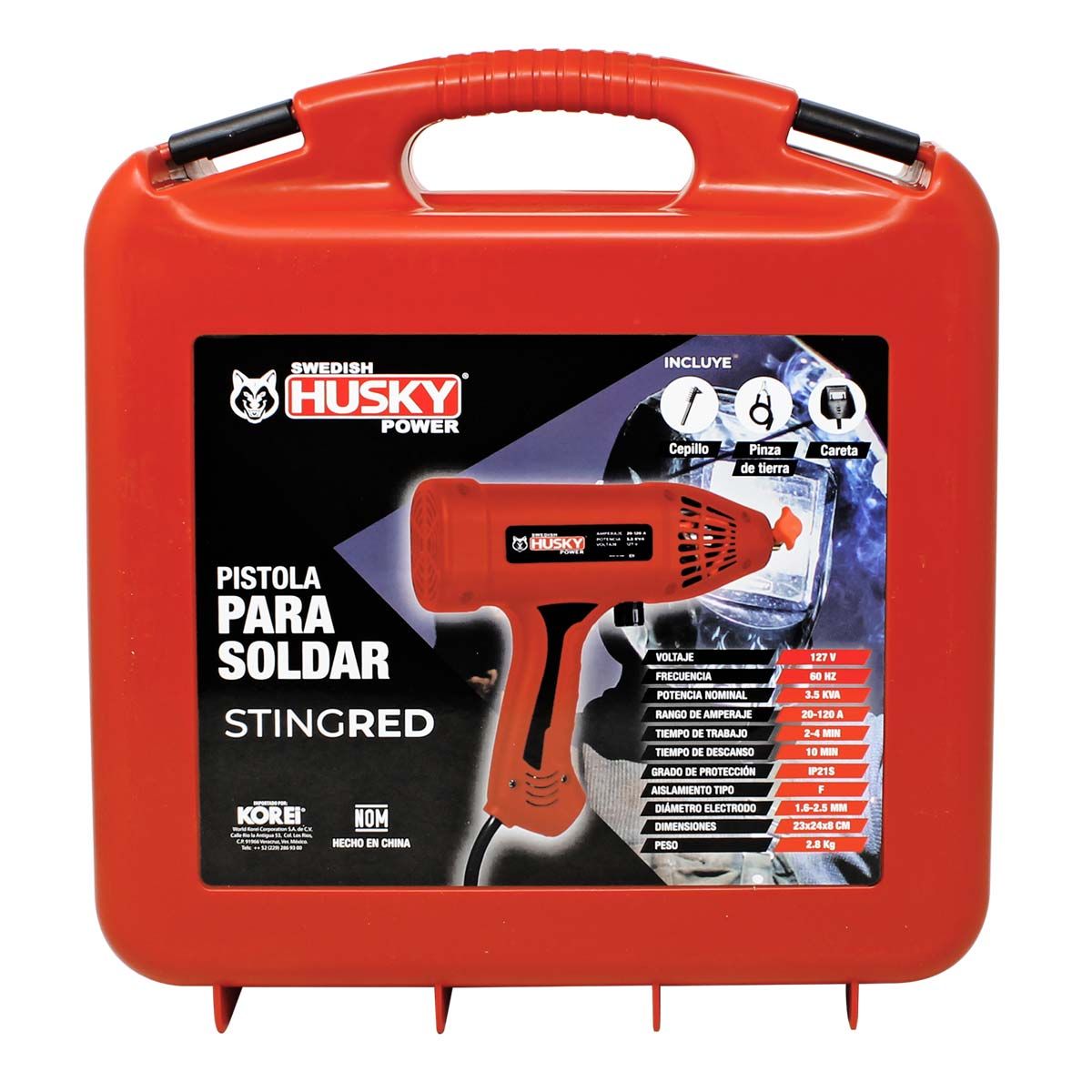 Pistola para soldar 3.5 KVA STINGRED Husky