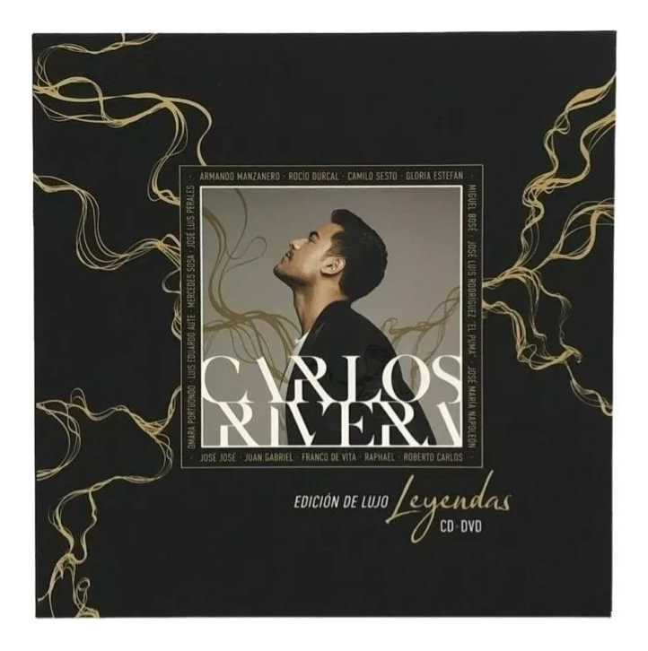 Carlos Rivera Leyendas Deluxe Box Disco Cd + Dvd